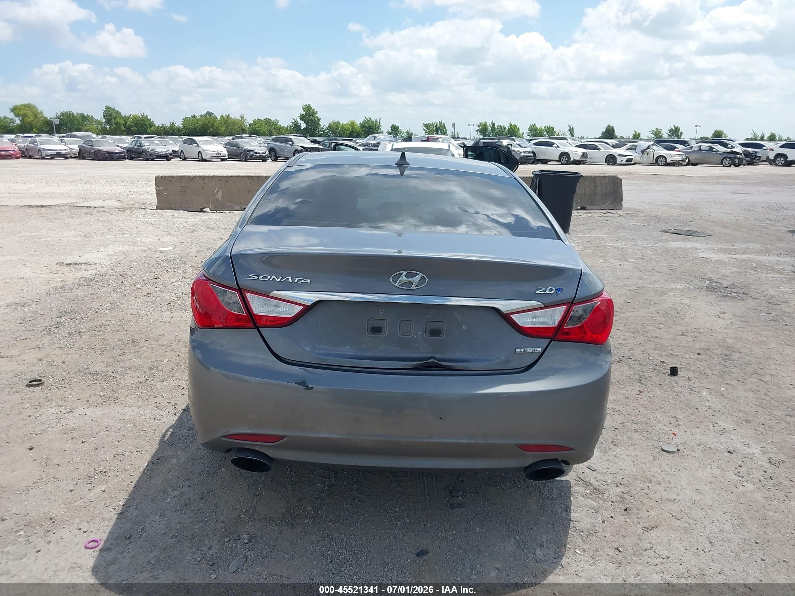 2011 Hyundai Sonata Limited 2.0t Gray vin: 5NPEC4AB4BH241618