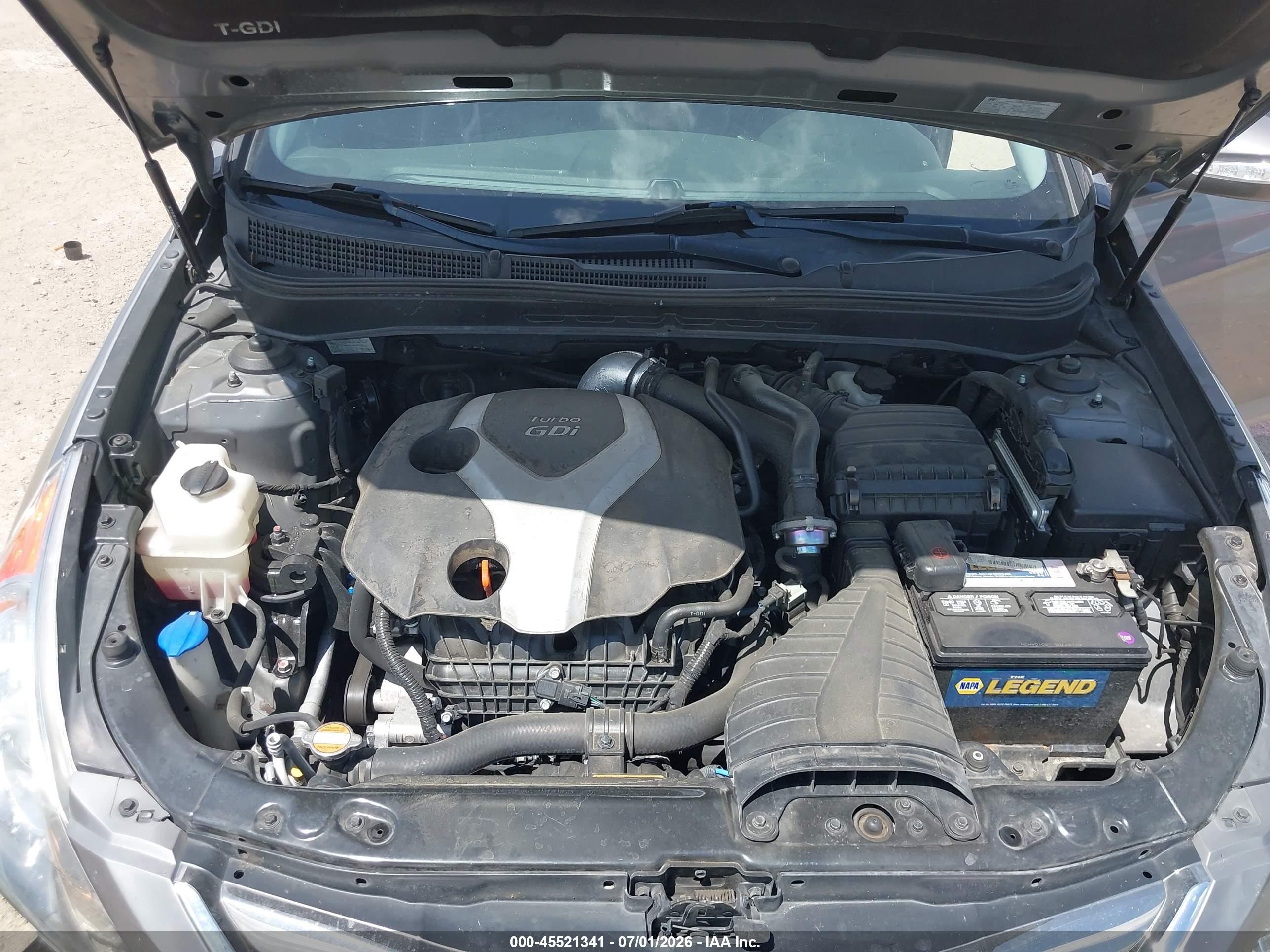 2011 Hyundai Sonata Limited 2.0t Gray vin: 5NPEC4AB4BH241618