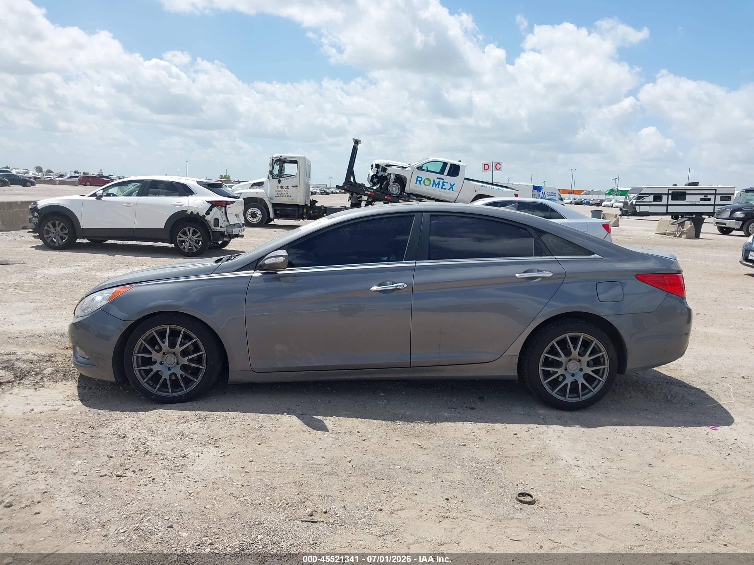 2011 Hyundai Sonata Limited 2.0t Gray vin: 5NPEC4AB4BH241618