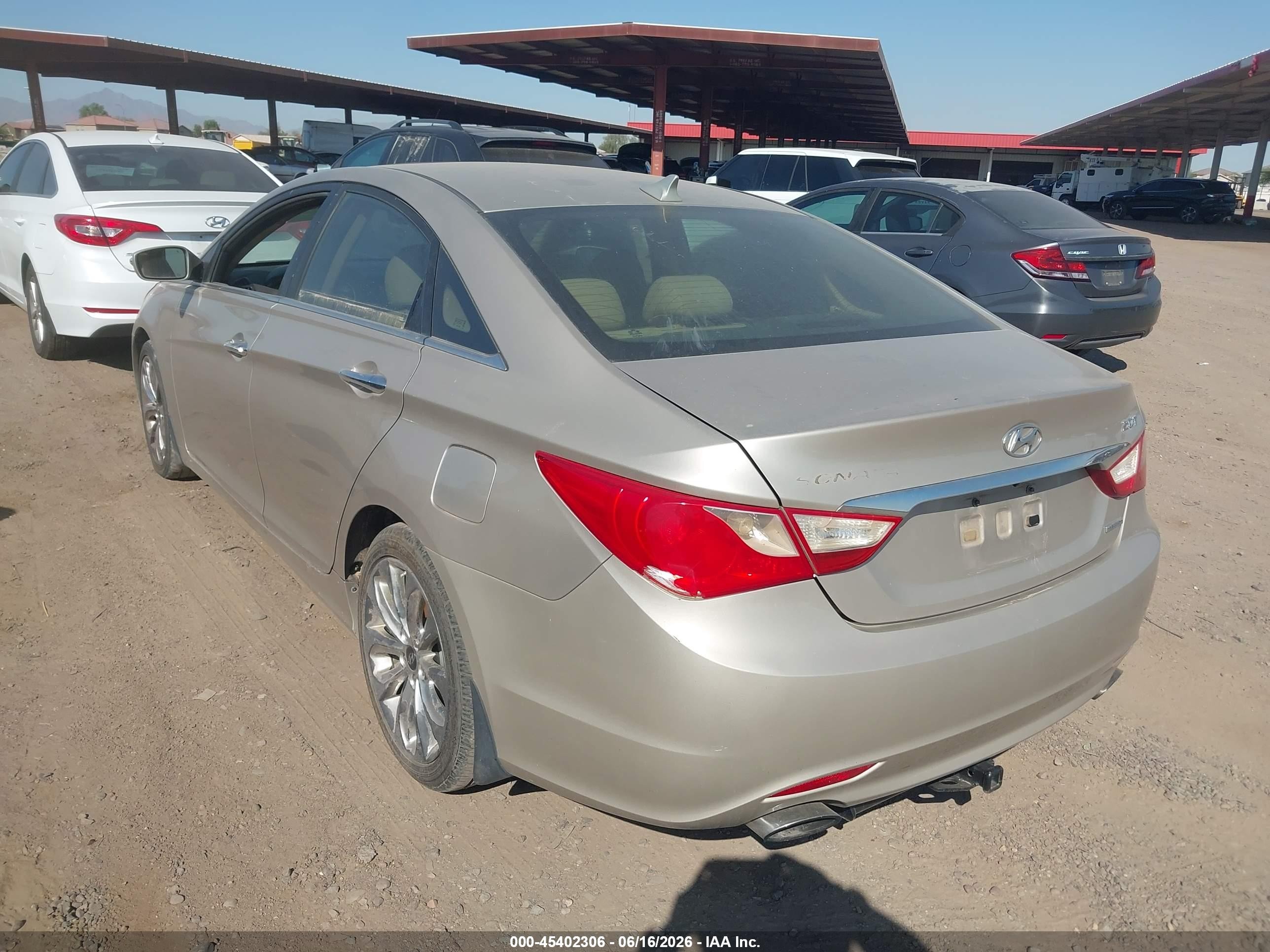 2011 Hyundai Sonata Limited 2.0t Brown vin: 5NPEC4AB4BH250092