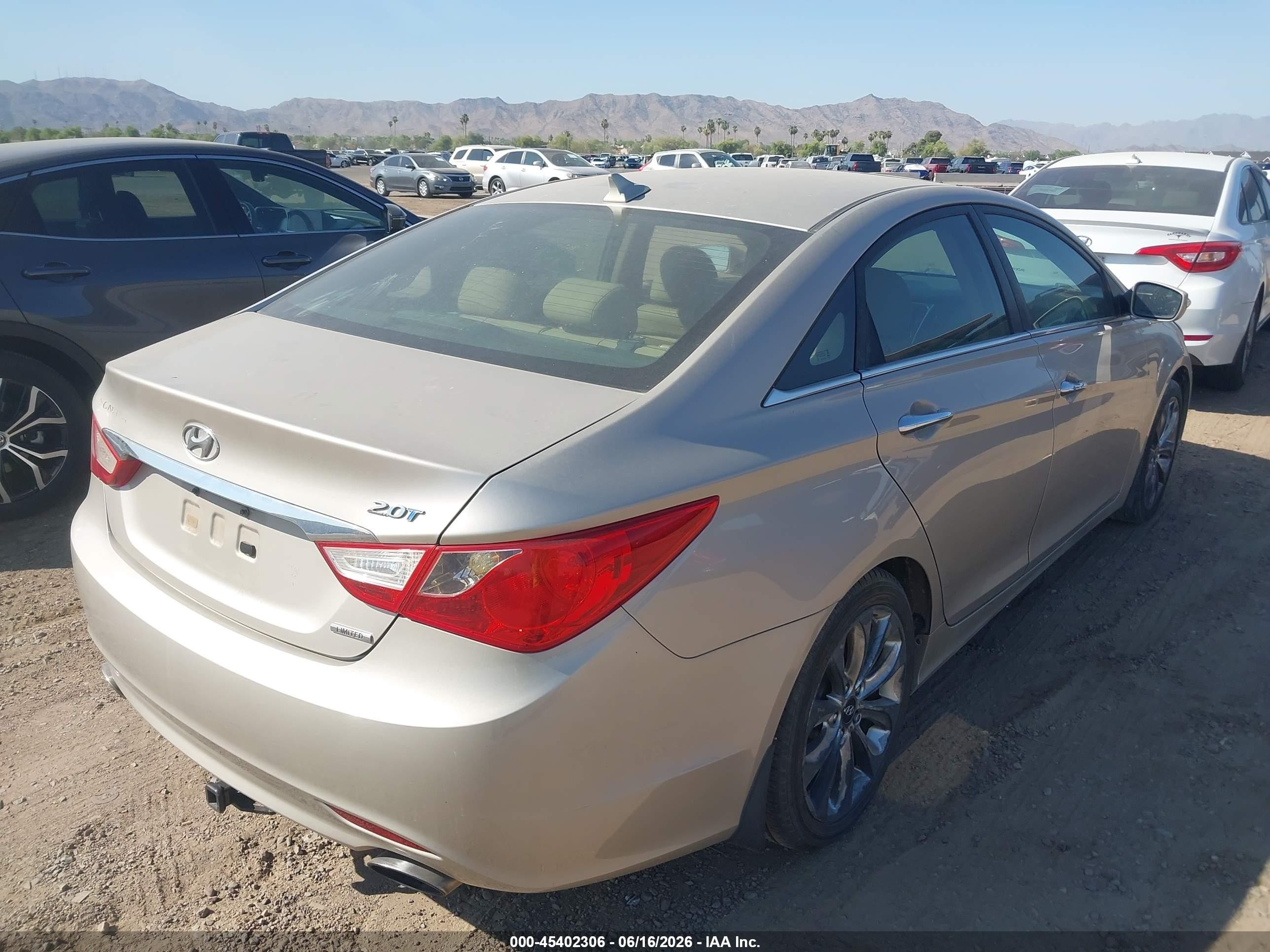 2011 Hyundai Sonata Limited 2.0t Brown vin: 5NPEC4AB4BH250092