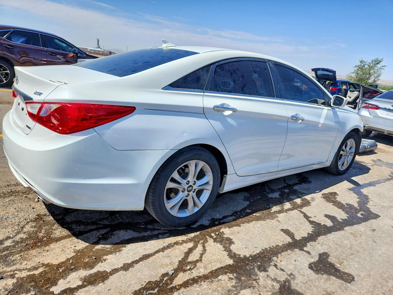 2011 Hyundai Sonata Limited 2.0t White vin: 5NPEC4AB4BH295453