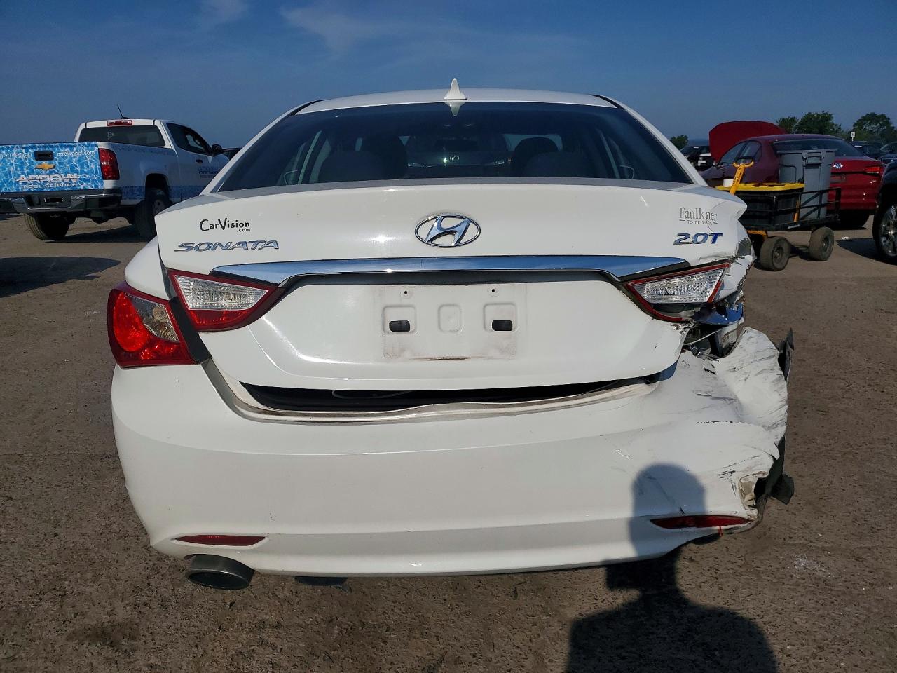 2011 Hyundai Sonata Se 2.0t White vin: 5NPEC4AB4BH316981