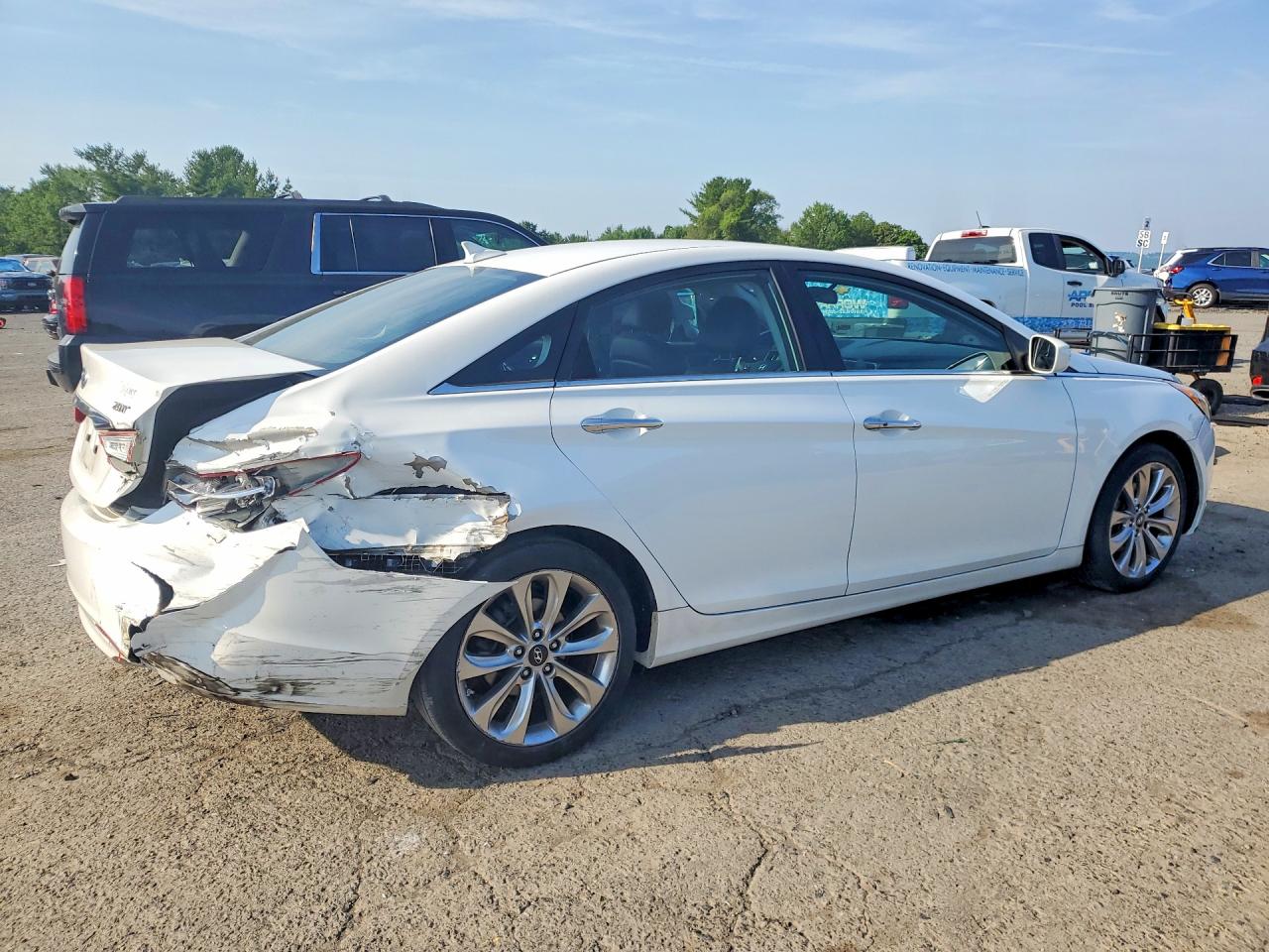 2011 Hyundai Sonata Se 2.0t White vin: 5NPEC4AB4BH316981
