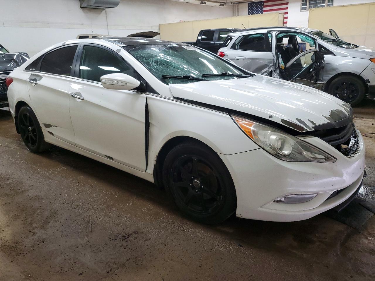 2012 Hyundai Sonata Limited 2.0t White vin: 5NPEC4AB4CH351506