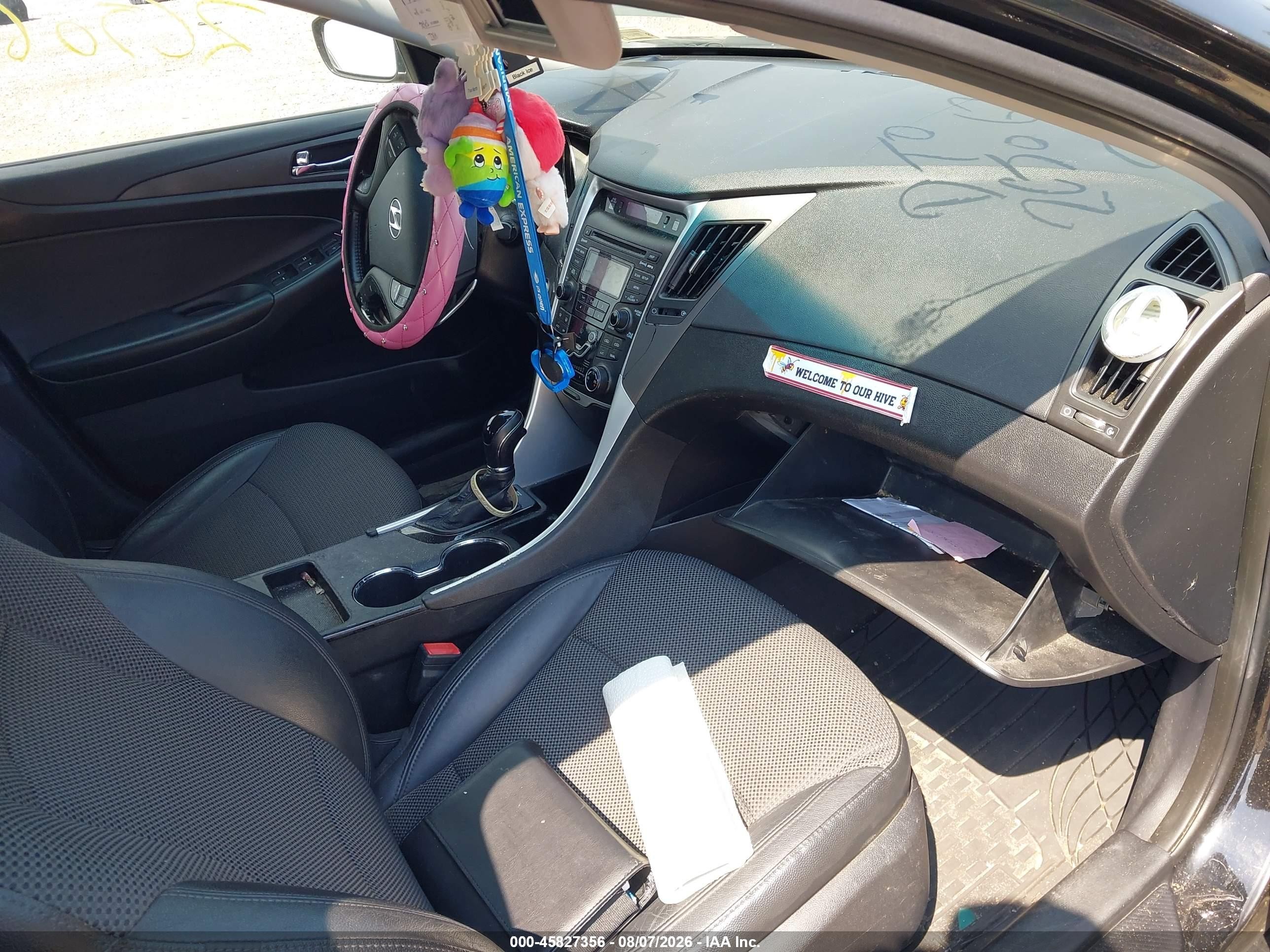 2012 Hyundai Sonata Se 2.0t Black vin: 5NPEC4AB4CH388216