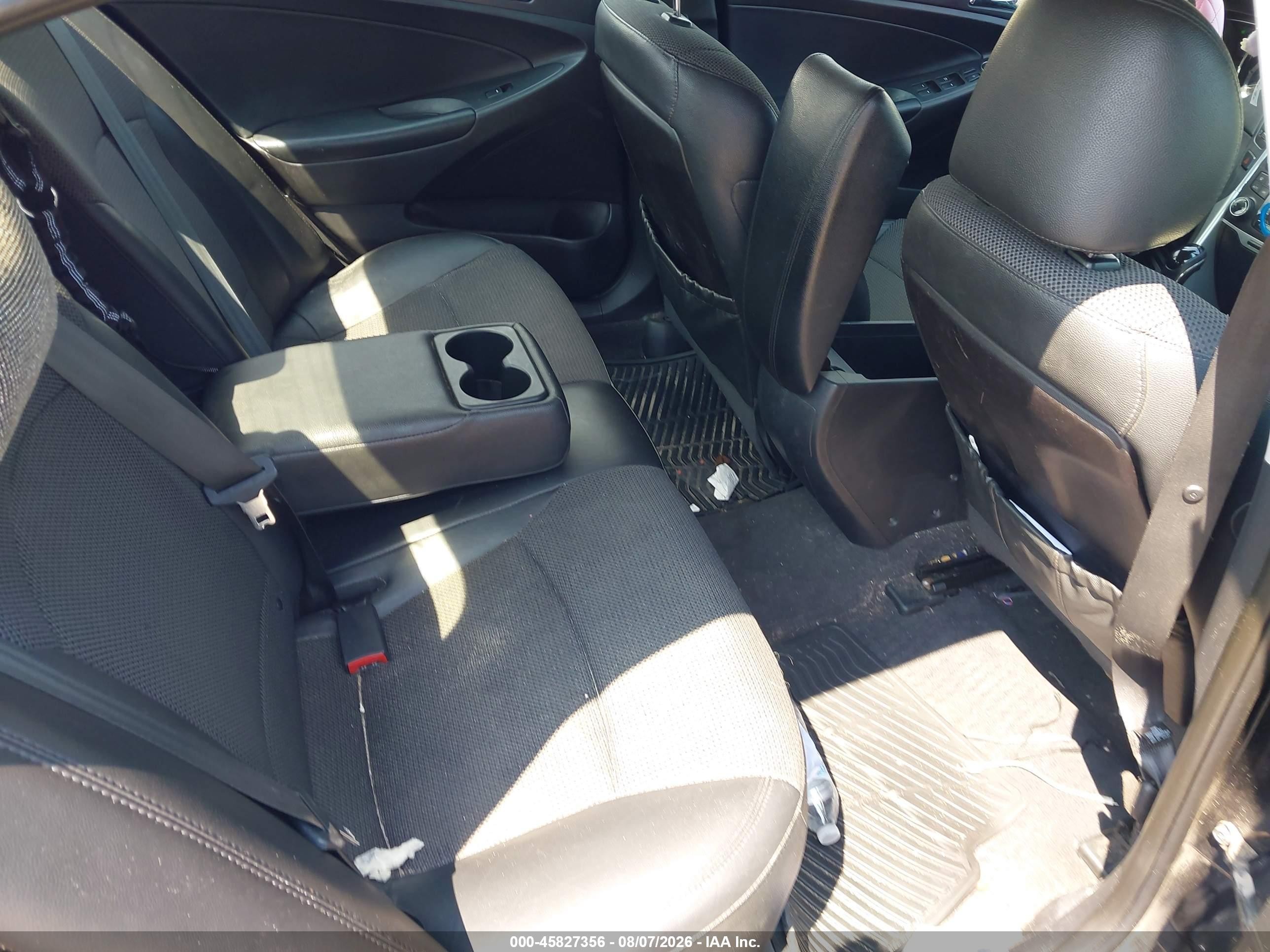 2012 Hyundai Sonata Se 2.0t Black vin: 5NPEC4AB4CH388216