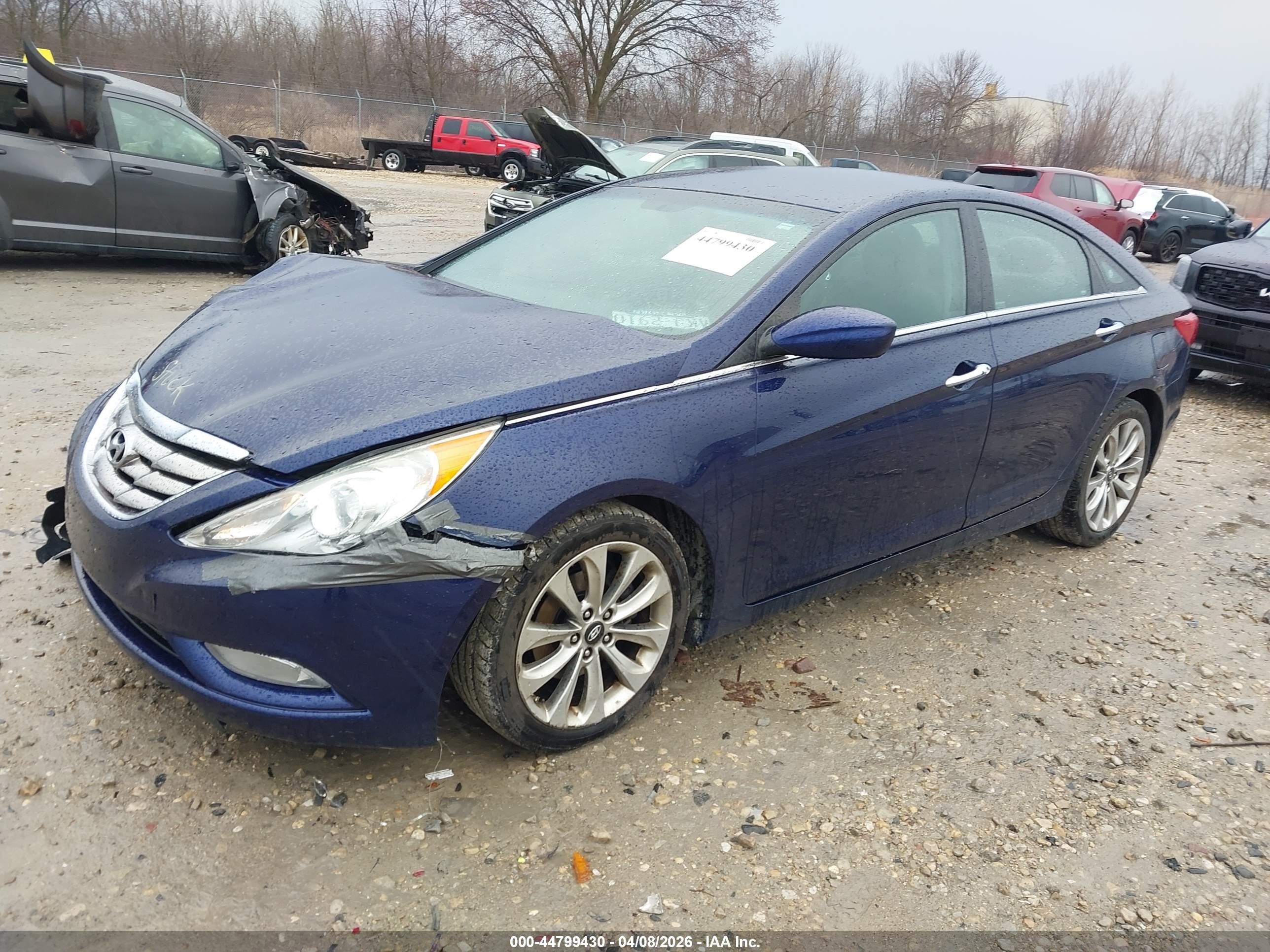 2012 Hyundai Sonata Se 2.0t Синий vin: 5NPEC4AB4CH394470