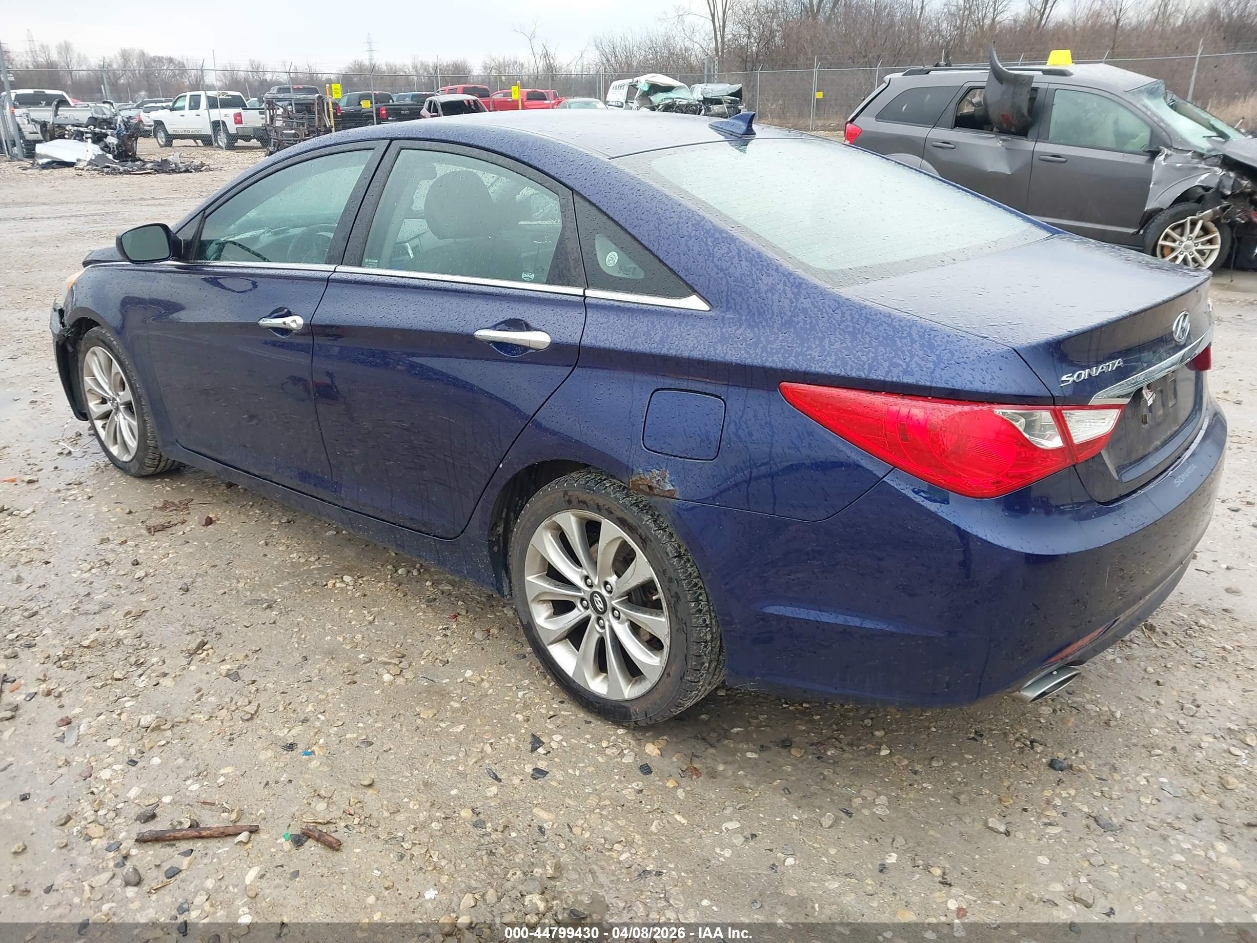 2012 Hyundai Sonata Se 2.0t Синий vin: 5NPEC4AB4CH394470