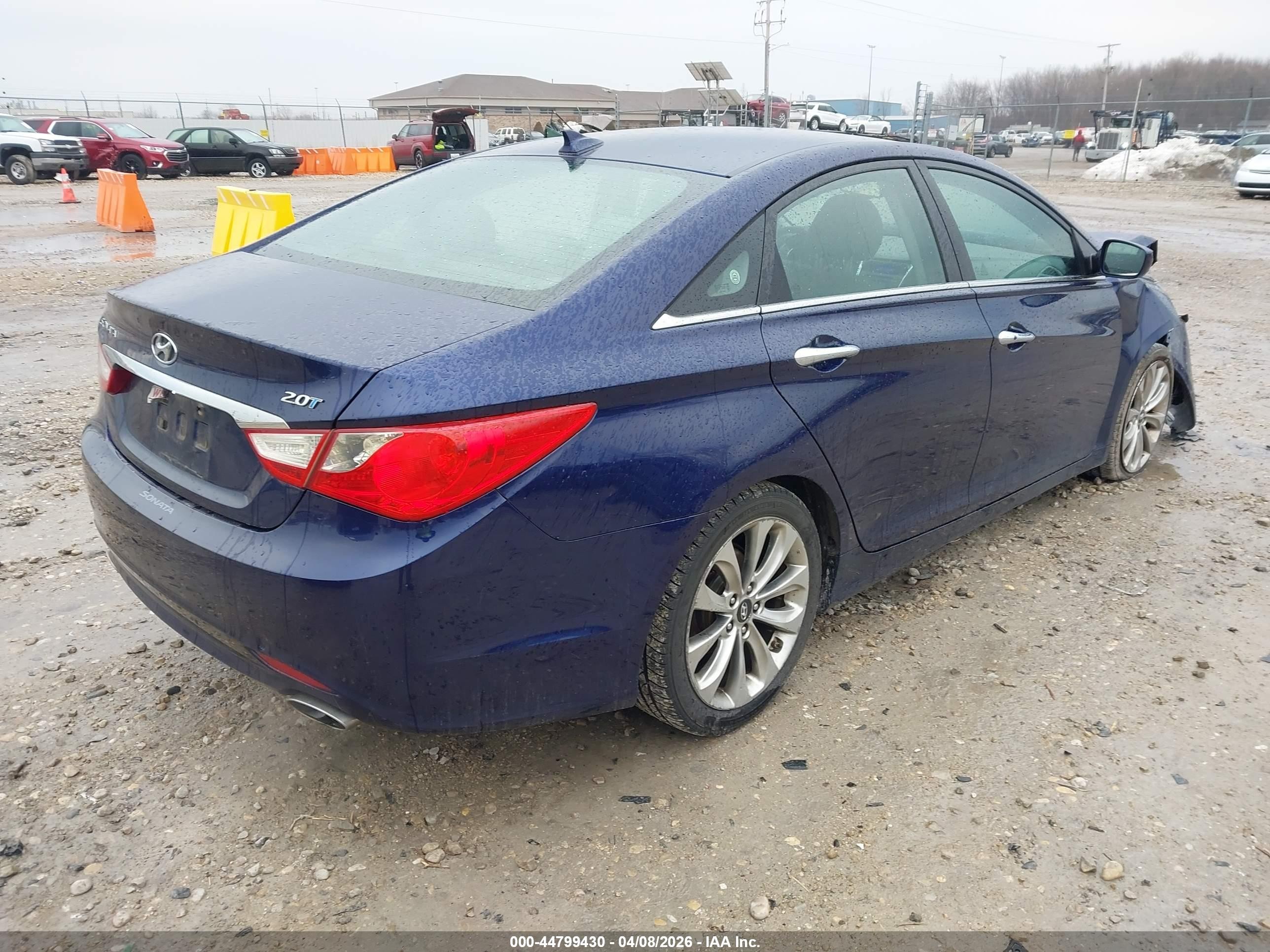 2012 Hyundai Sonata Se 2.0t Синий vin: 5NPEC4AB4CH394470