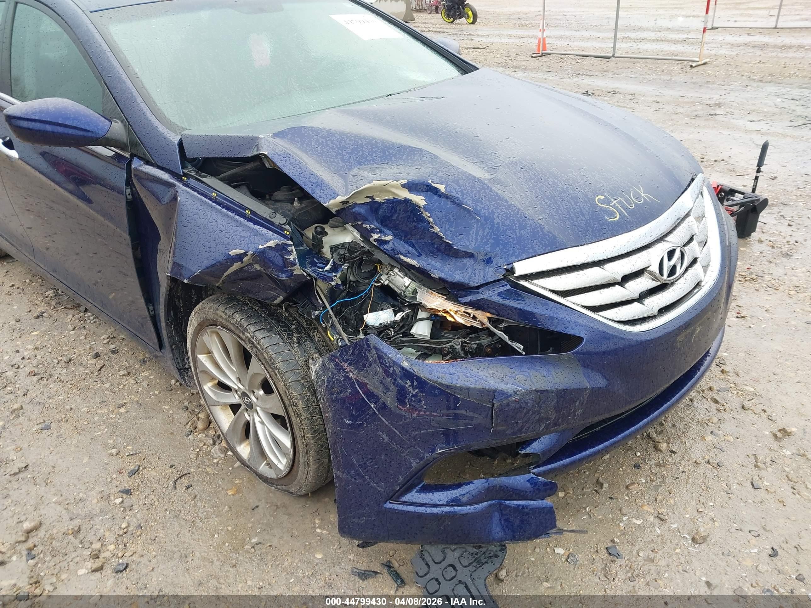 2012 Hyundai Sonata Se 2.0t Синий vin: 5NPEC4AB4CH394470