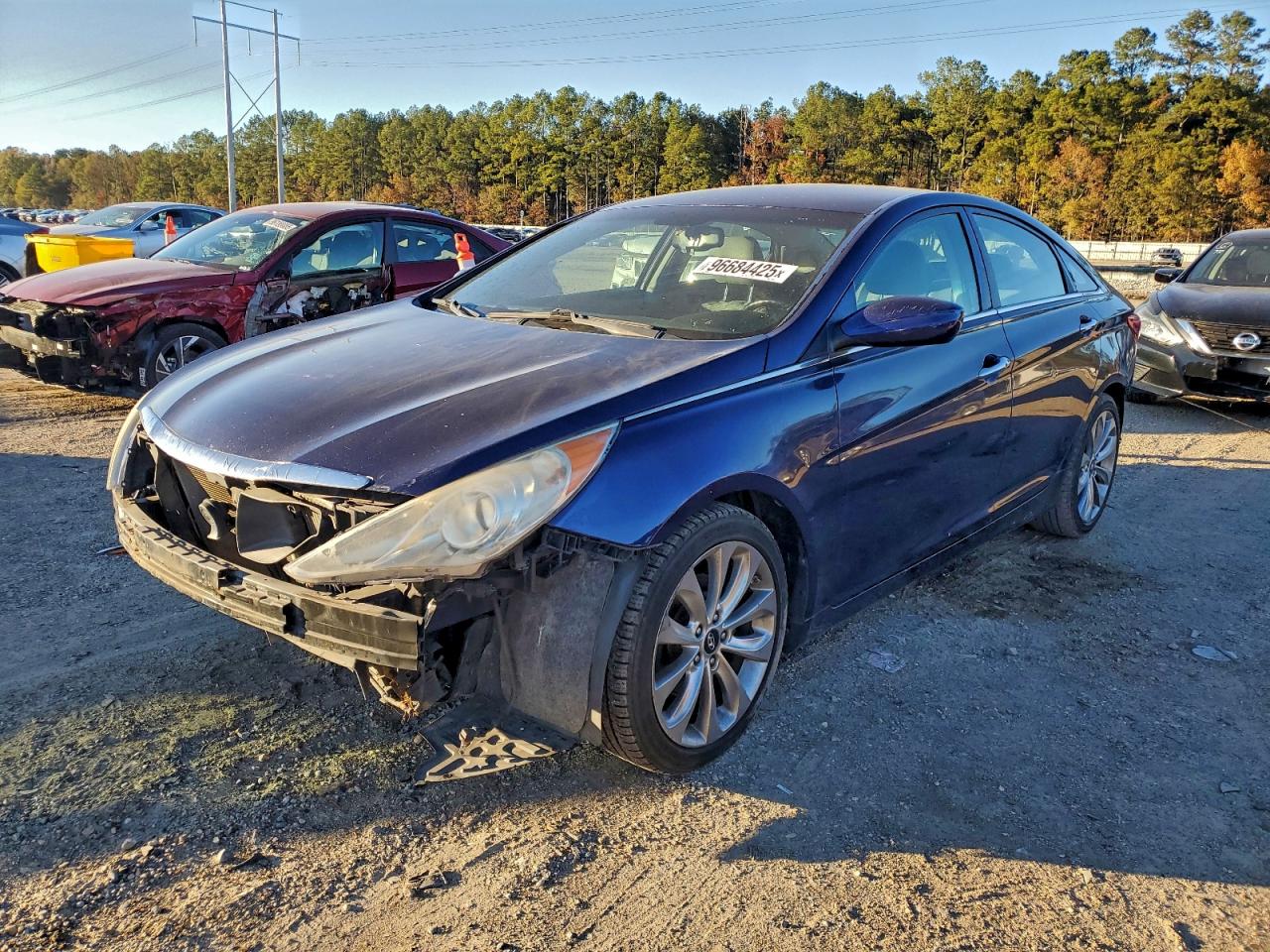 2012 Hyundai Sonata Se Blue vin: 5NPEC4AB4CH416452