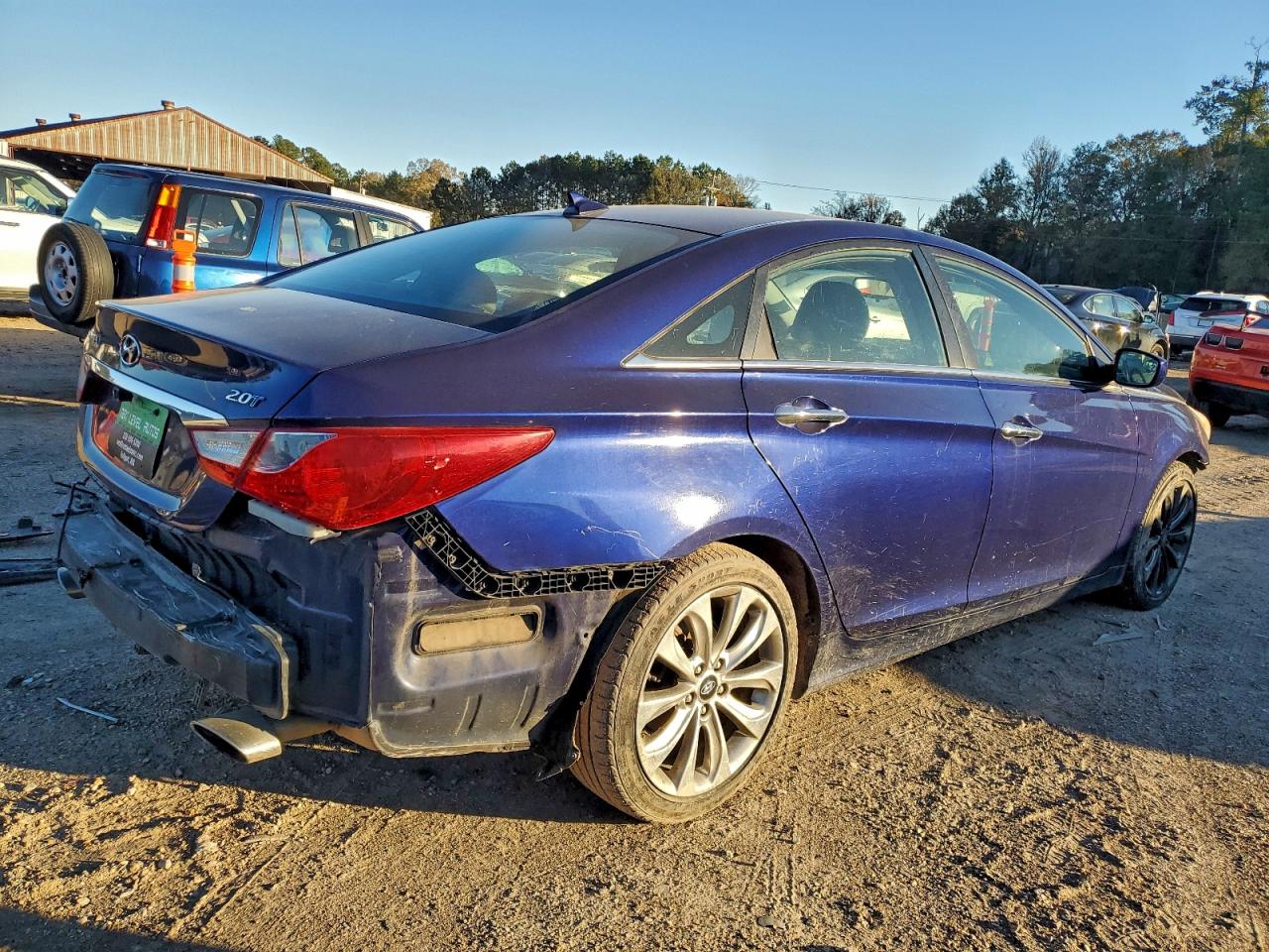 2012 Hyundai Sonata Se Blue vin: 5NPEC4AB4CH416452