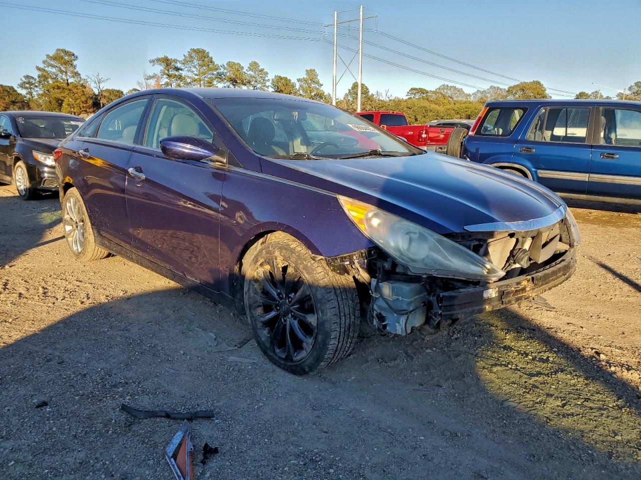 2012 Hyundai Sonata Se Blue vin: 5NPEC4AB4CH416452