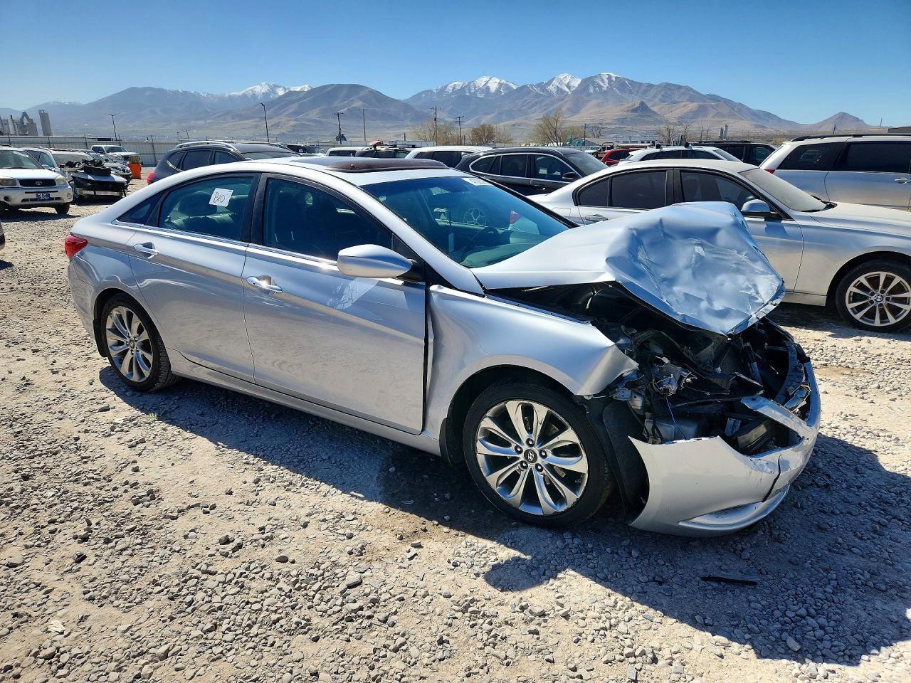 2012 Hyundai Sonata Se 2.0t Silver vin: 5NPEC4AB4CH442372