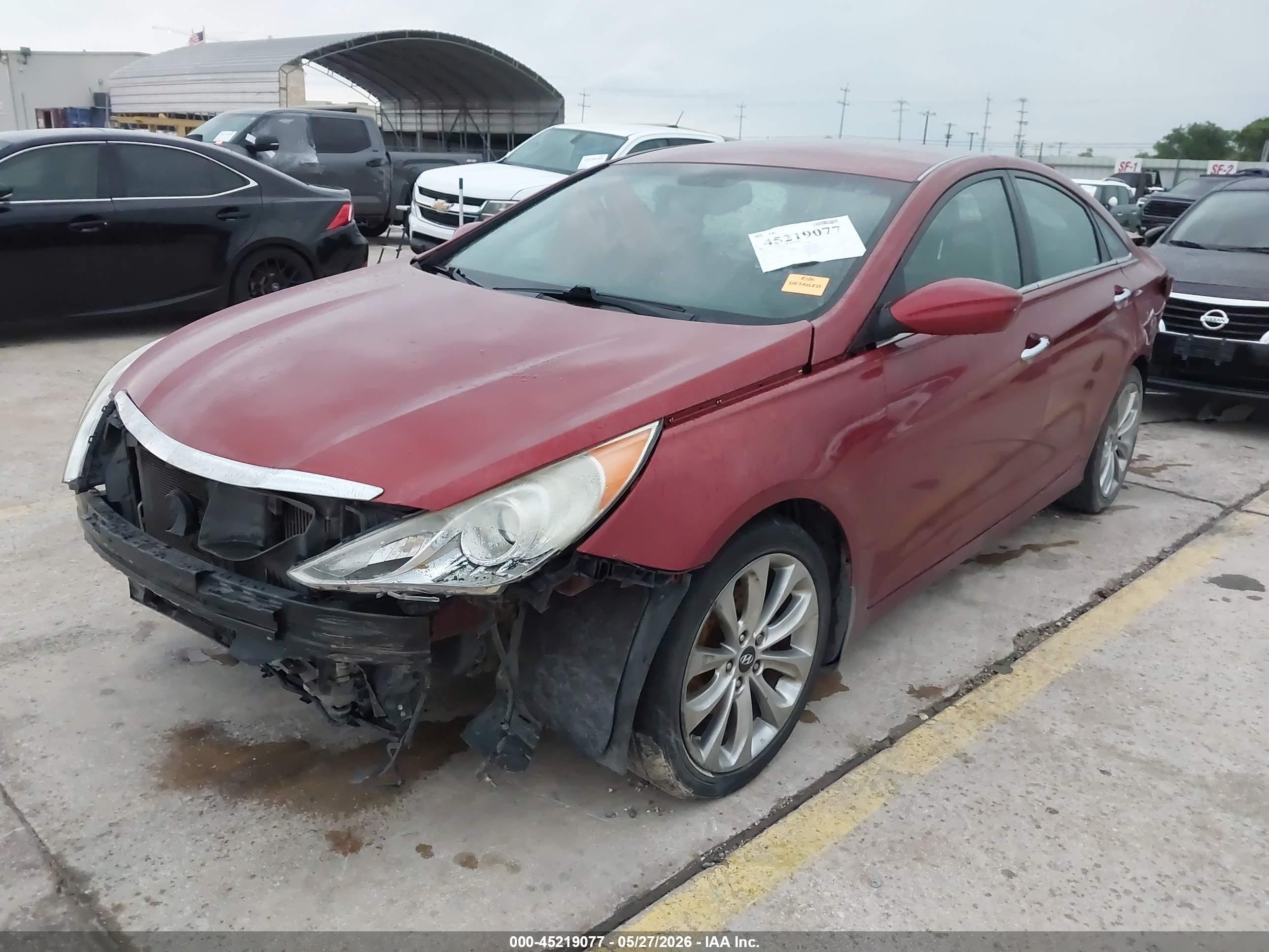 2012 Hyundai Sonata Se 2.0t Maroon vin: 5NPEC4AB4CH444588