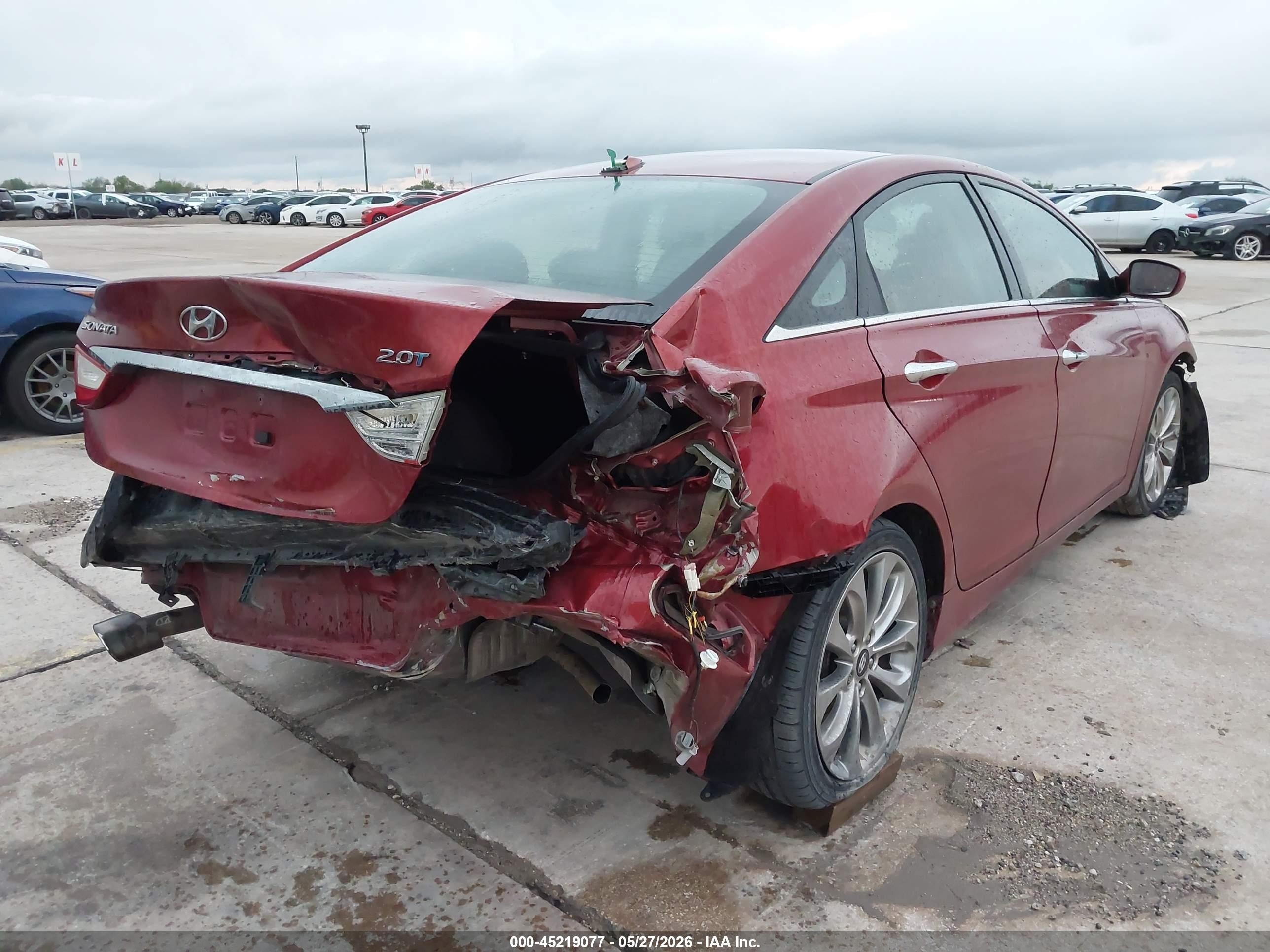 2012 Hyundai Sonata Se 2.0t Maroon vin: 5NPEC4AB4CH444588