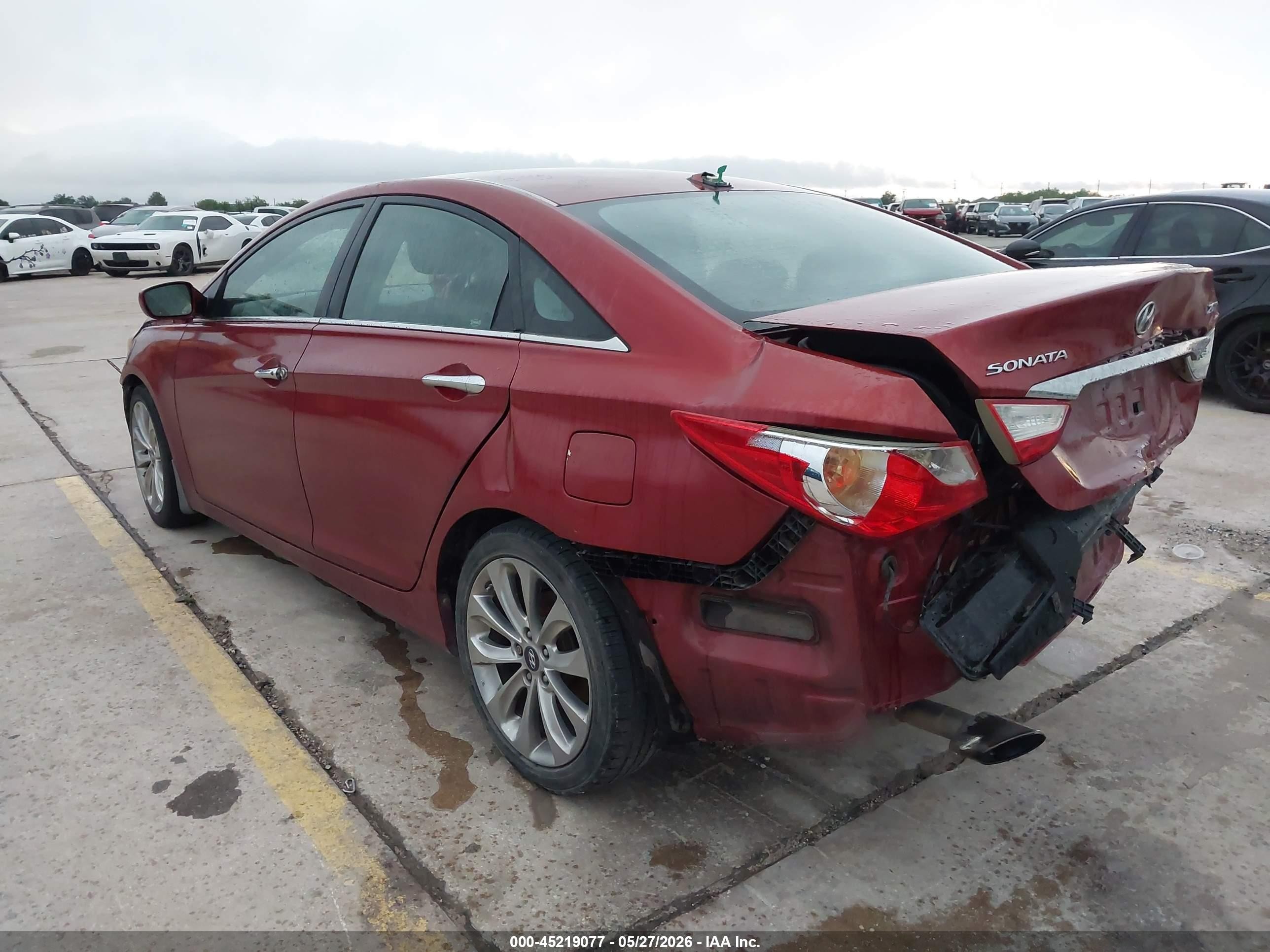 2012 Hyundai Sonata Se 2.0t Maroon vin: 5NPEC4AB4CH444588