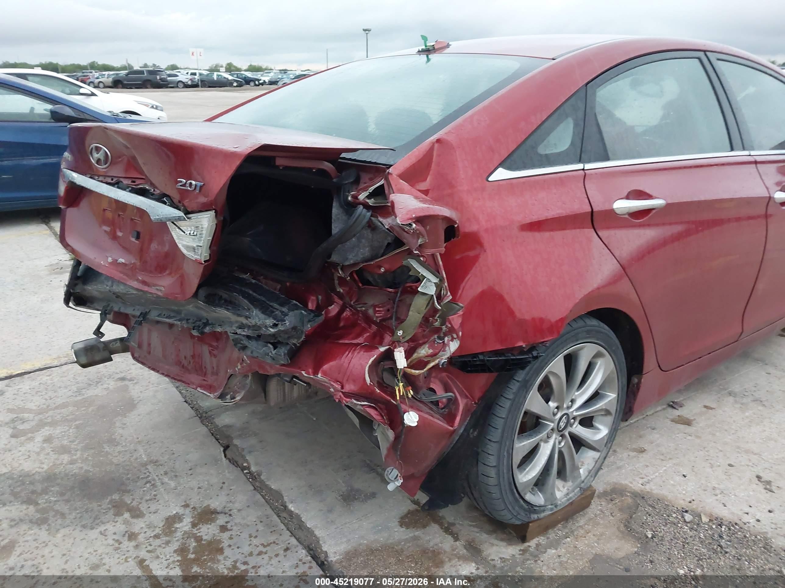 2012 Hyundai Sonata Se 2.0t Maroon vin: 5NPEC4AB4CH444588