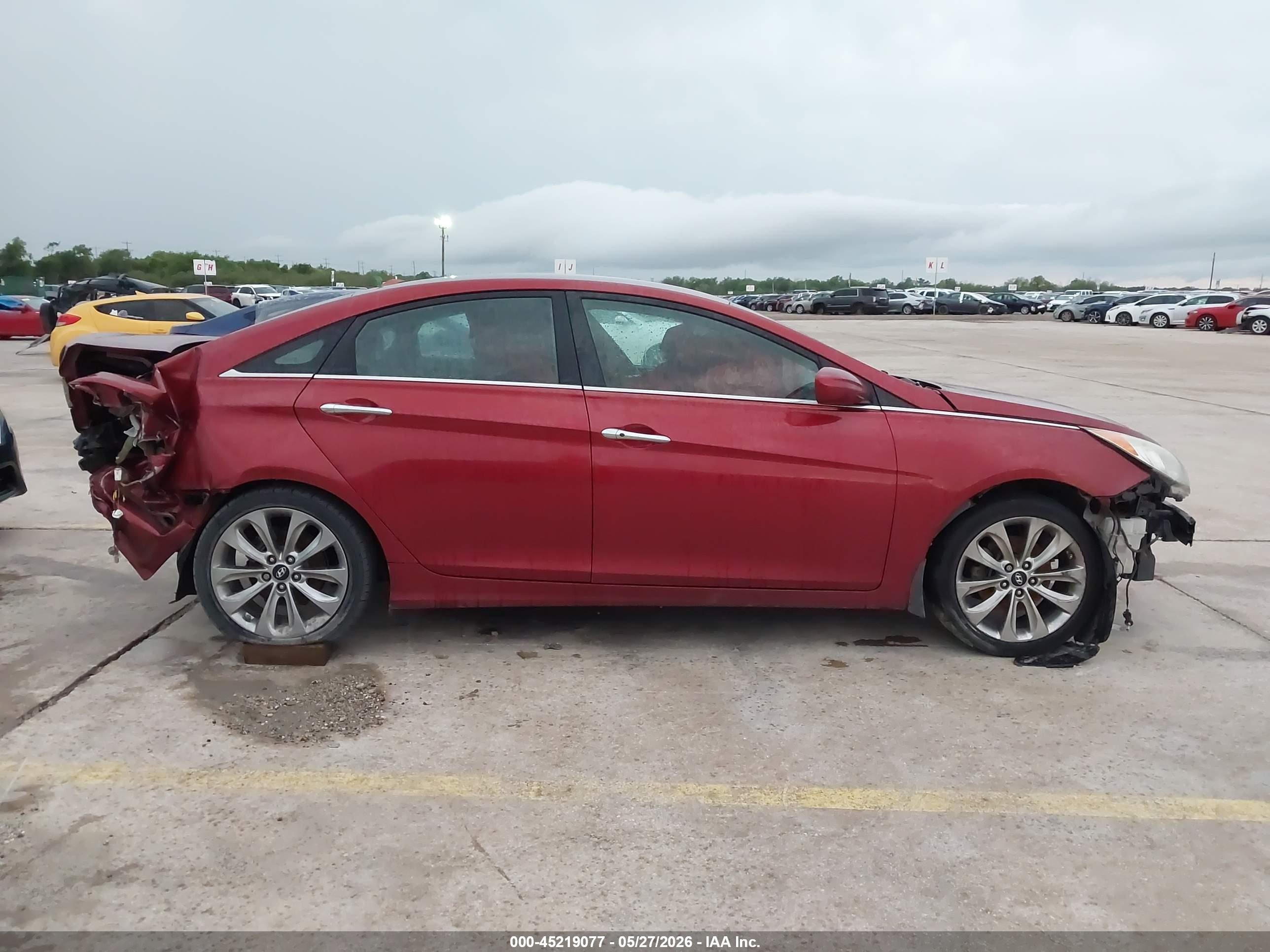 2012 Hyundai Sonata Se 2.0t Maroon vin: 5NPEC4AB4CH444588