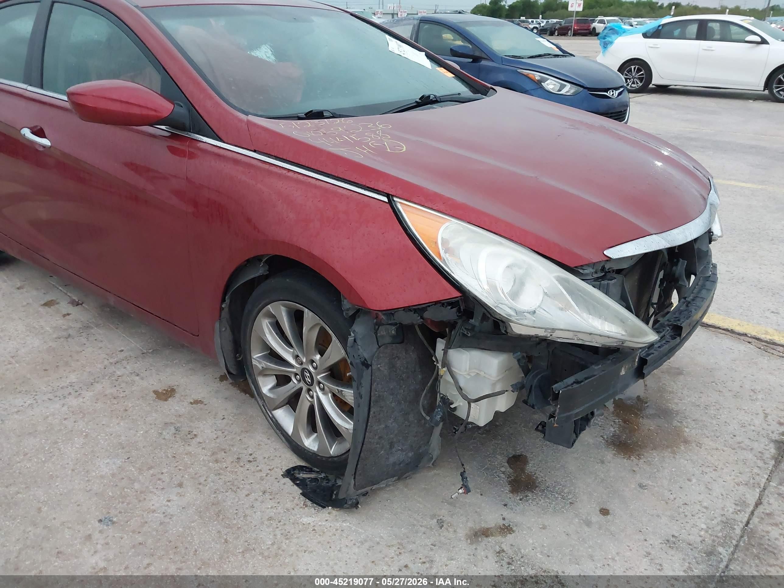 2012 Hyundai Sonata Se 2.0t Maroon vin: 5NPEC4AB4CH444588