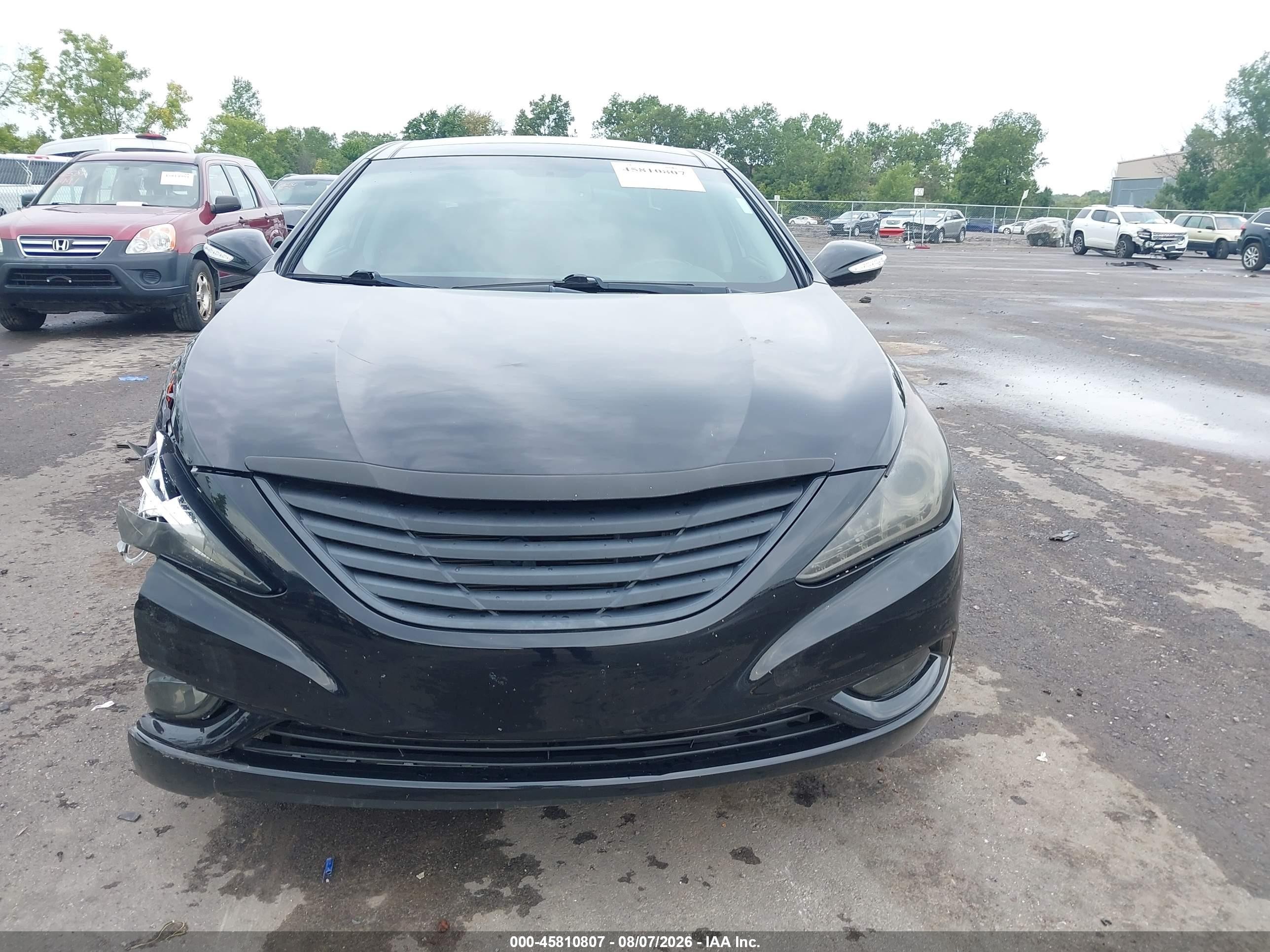 2012 Hyundai Sonata Limited 2.0t Black vin: 5NPEC4AB4CH461326