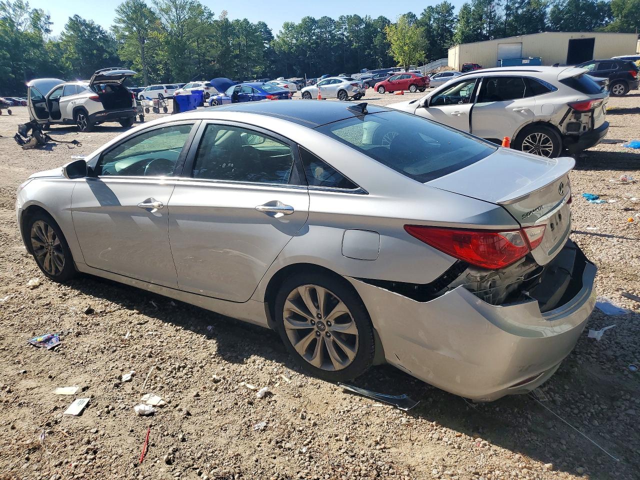 2012 Hyundai Sonata Limited 2.0t Silver vin: 5NPEC4AB4CH464176