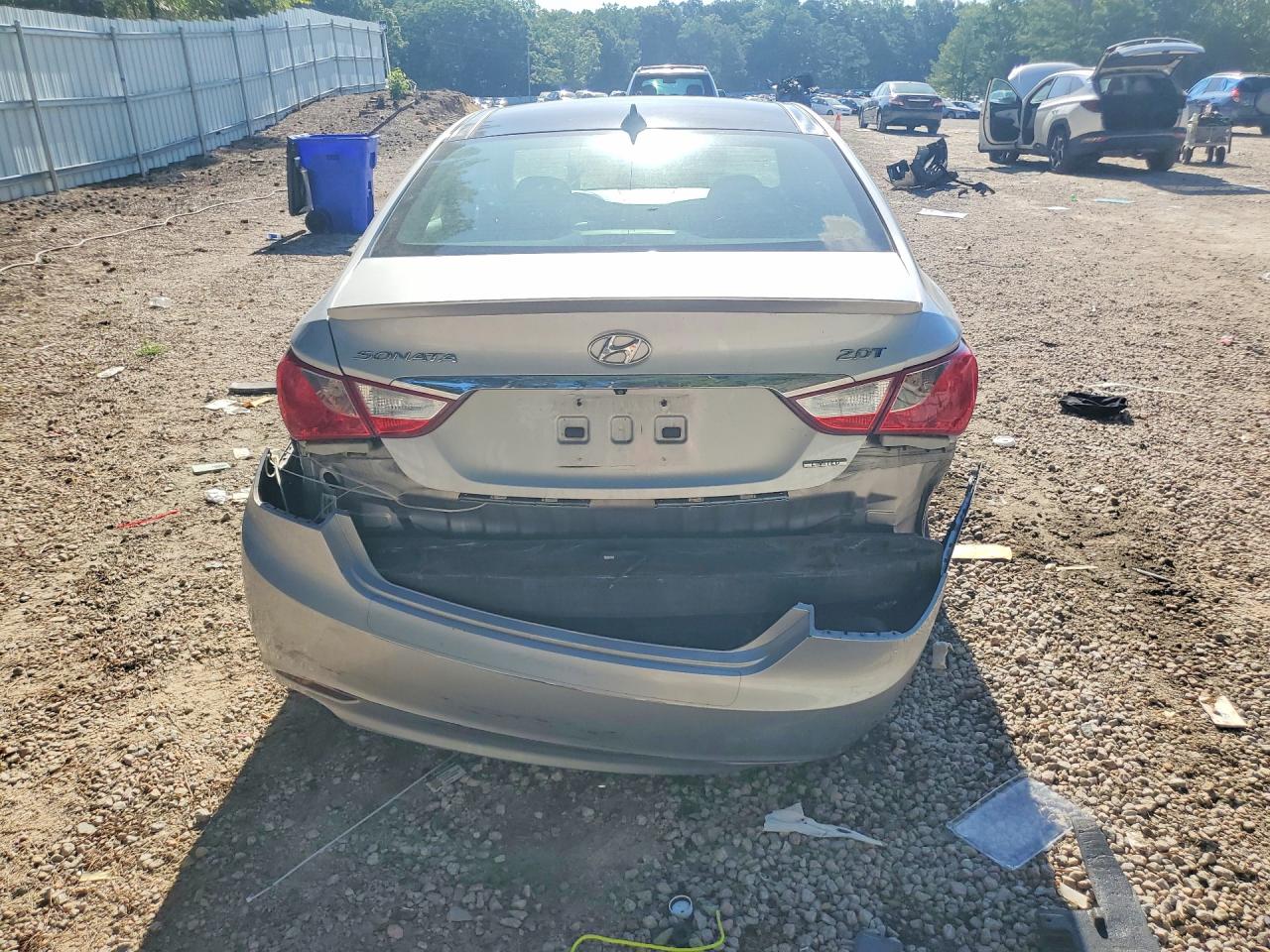 2012 Hyundai Sonata Limited 2.0t Silver vin: 5NPEC4AB4CH464176