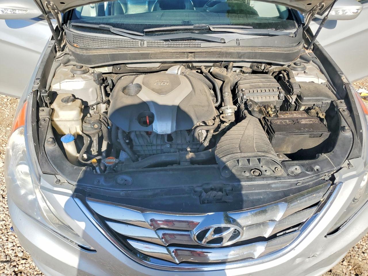 2012 Hyundai Sonata Limited 2.0t Silver vin: 5NPEC4AB4CH464176