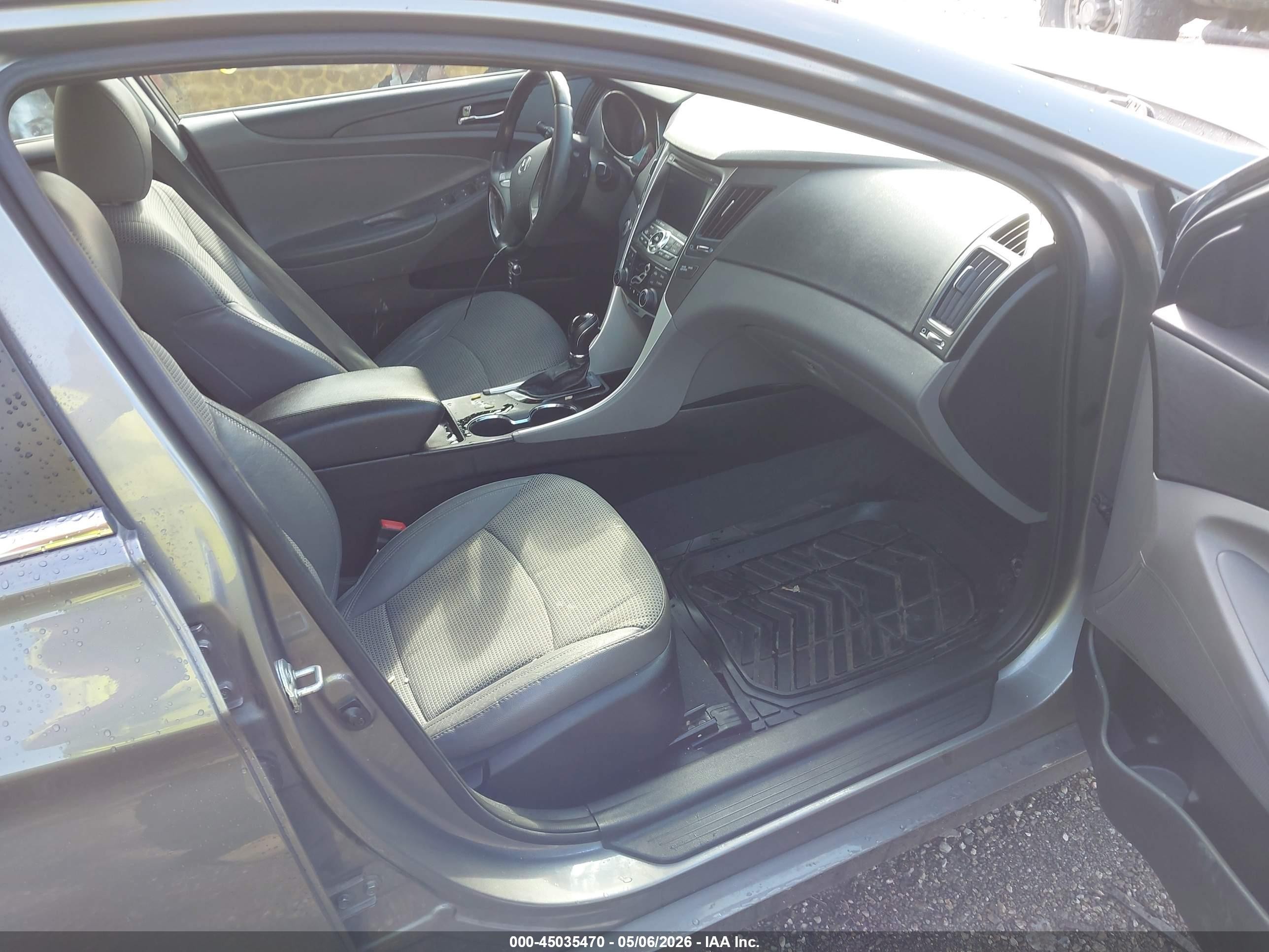 2012 Hyundai Sonata Se 2.0t Gray vin: 5NPEC4AB4CH481690