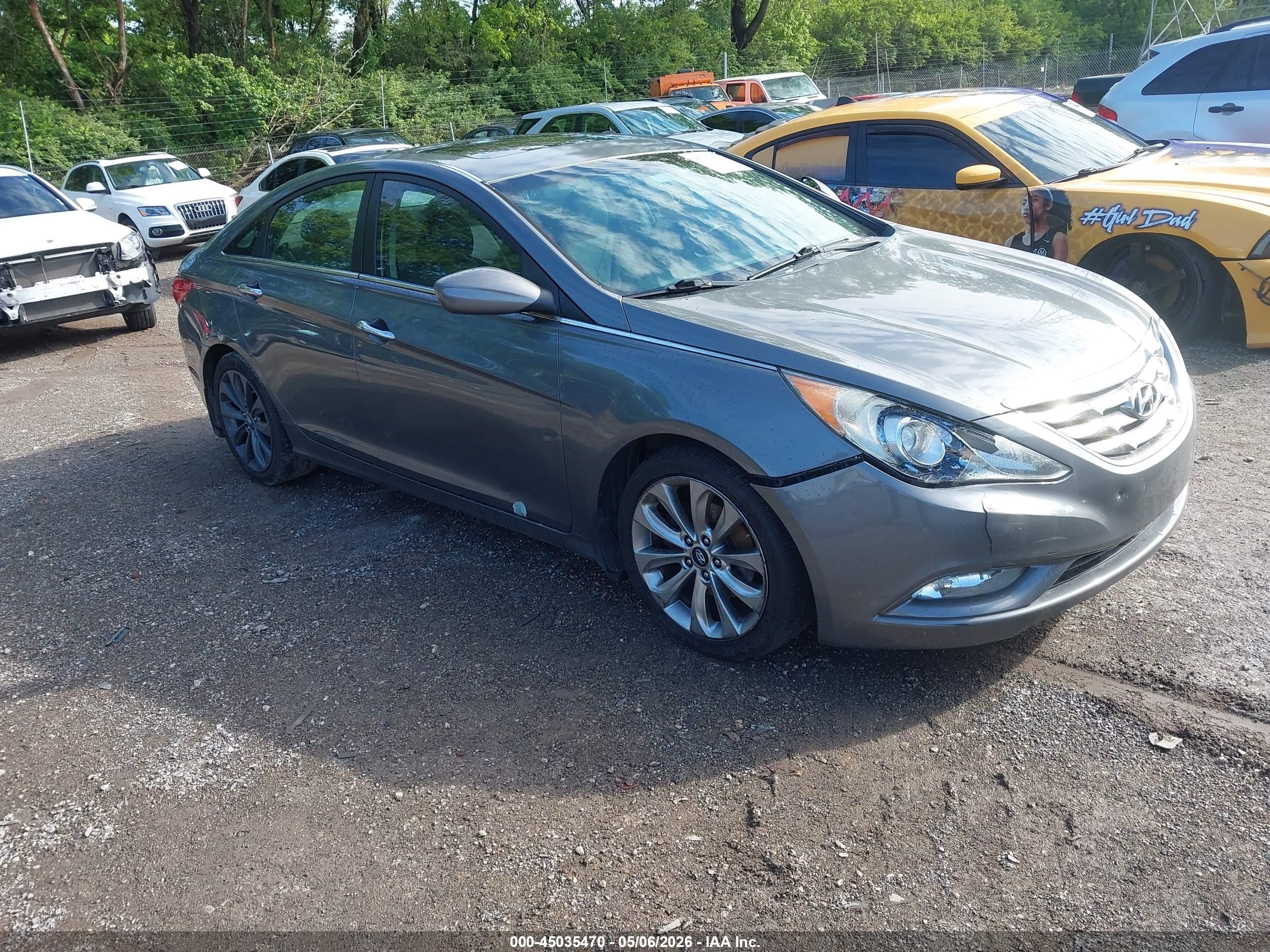 2012 Hyundai Sonata Se 2.0t Gray vin: 5NPEC4AB4CH481690