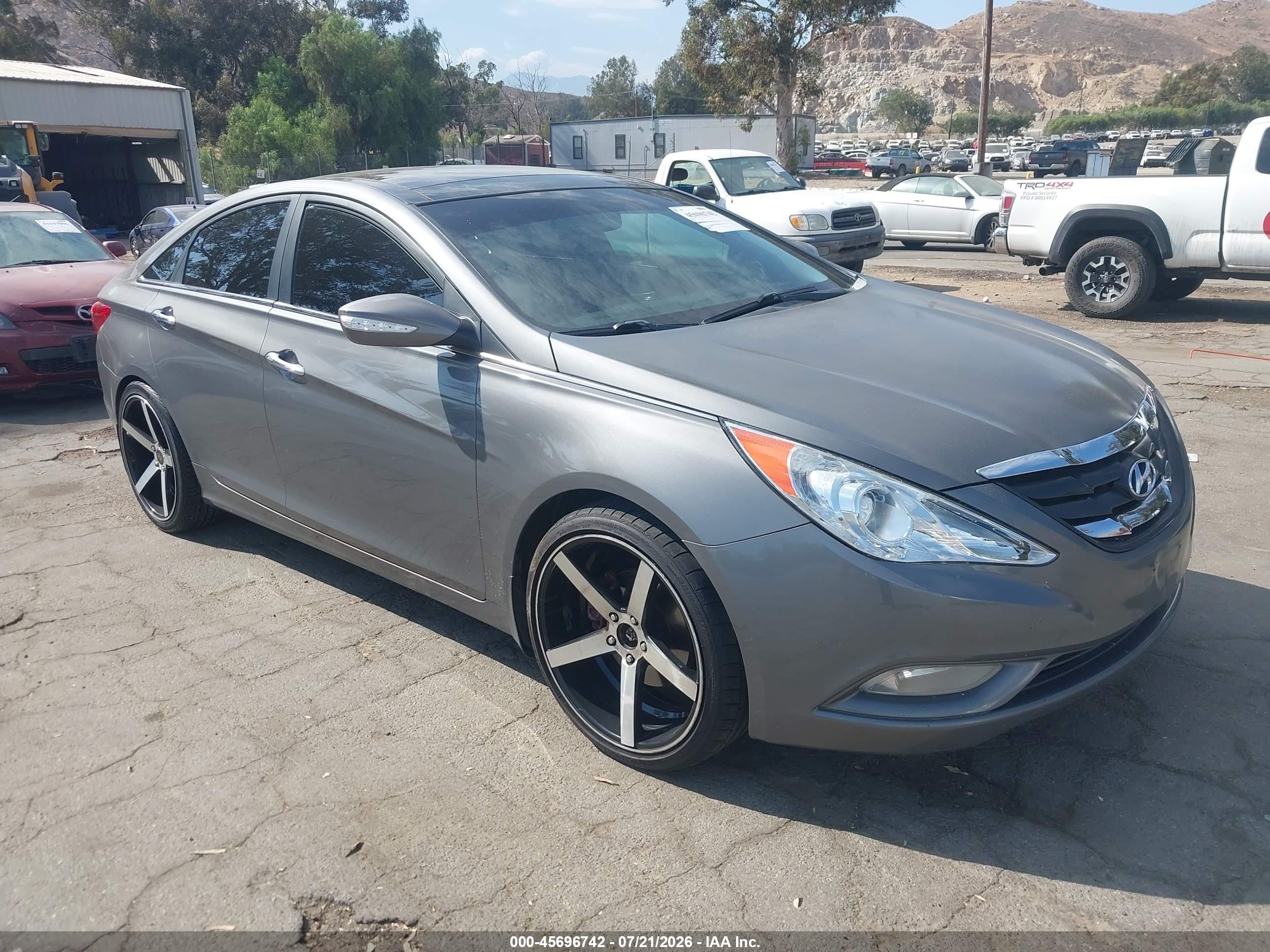 2012 Hyundai Sonata Limited 2.0t Gray vin: 5NPEC4AB4CH483892