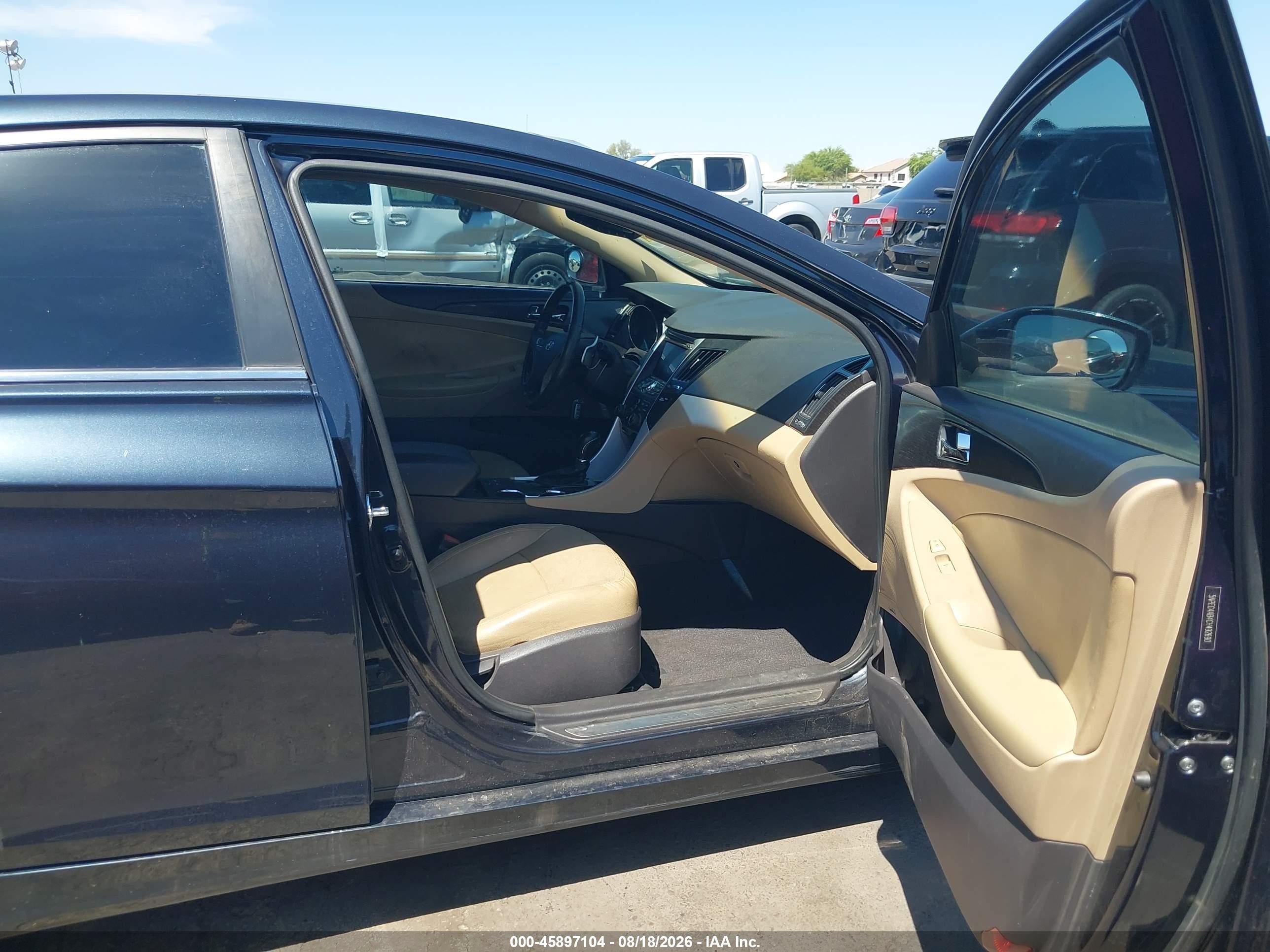 2012 Hyundai Sonata Limited 2.0t Blue vin: 5NPEC4AB4CH492690