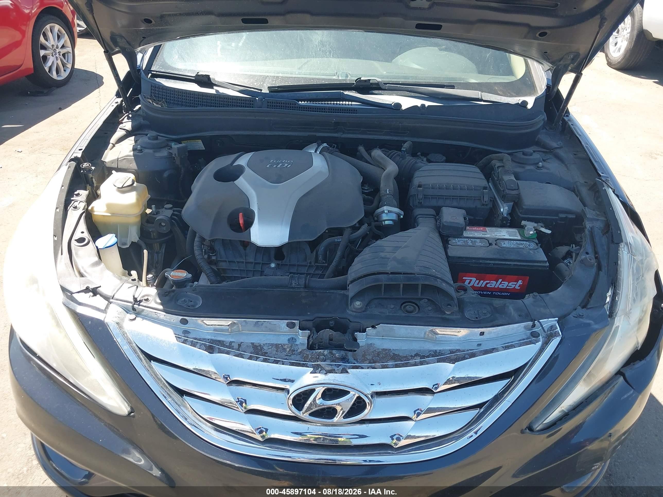 2012 Hyundai Sonata Limited 2.0t Blue vin: 5NPEC4AB4CH492690