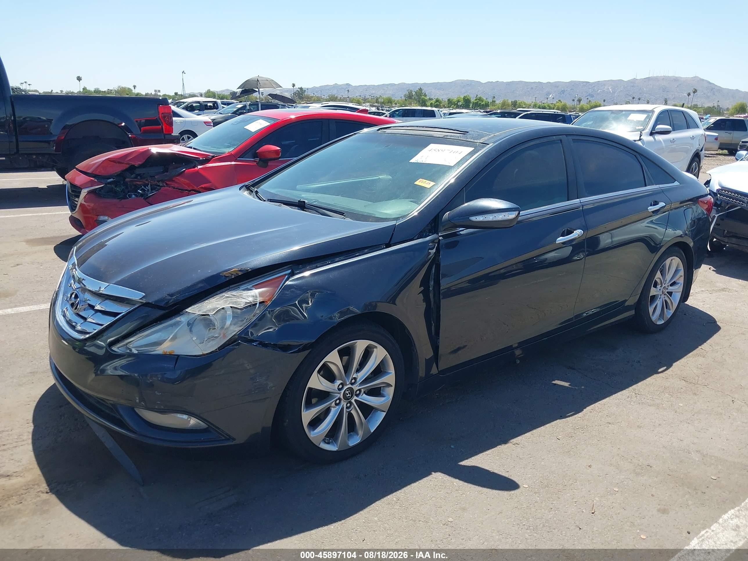 2012 Hyundai Sonata Limited 2.0t Blue vin: 5NPEC4AB4CH492690