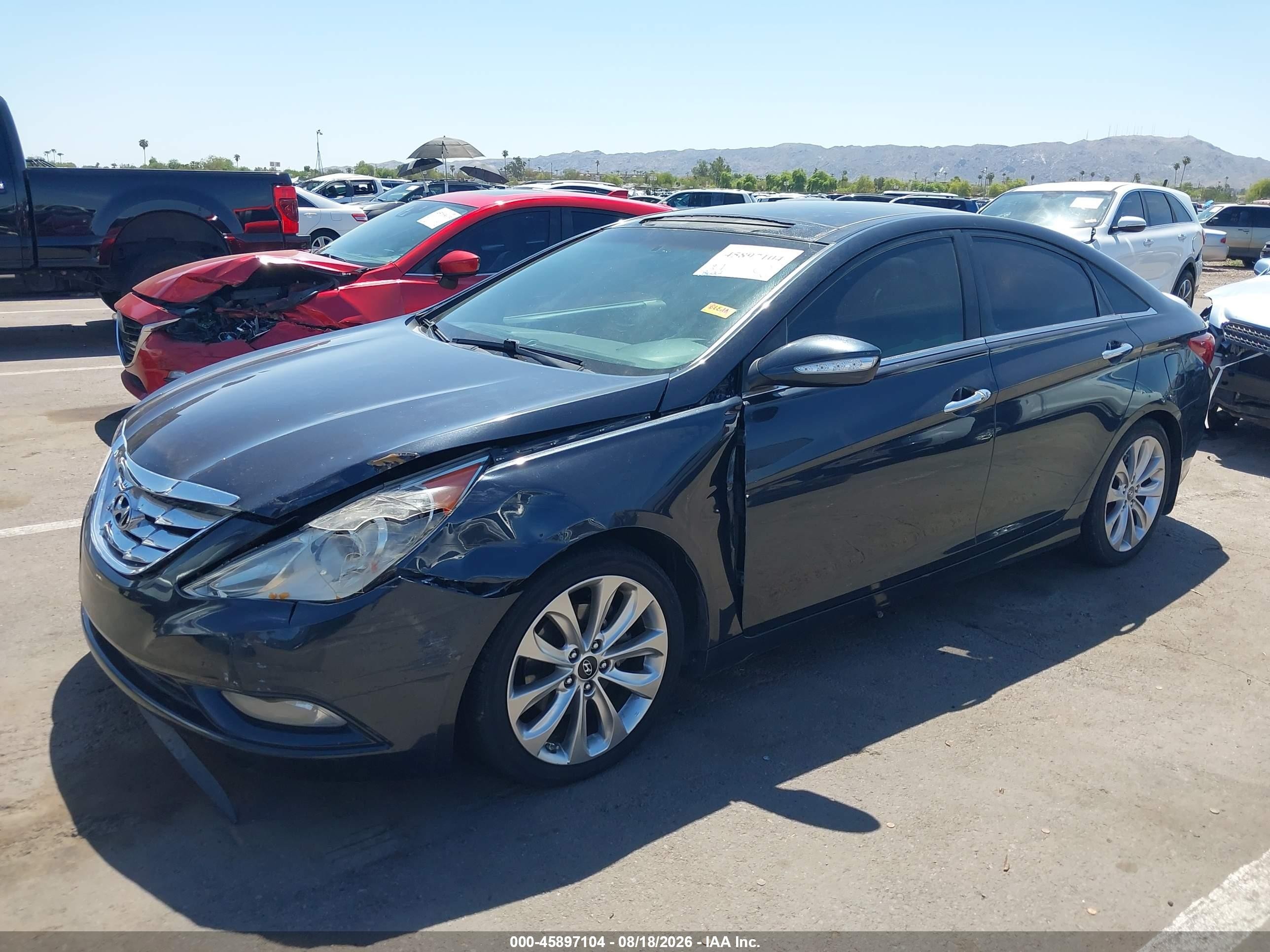 2012 Hyundai Sonata Limited 2.0t Blue vin: 5NPEC4AB4CH492690