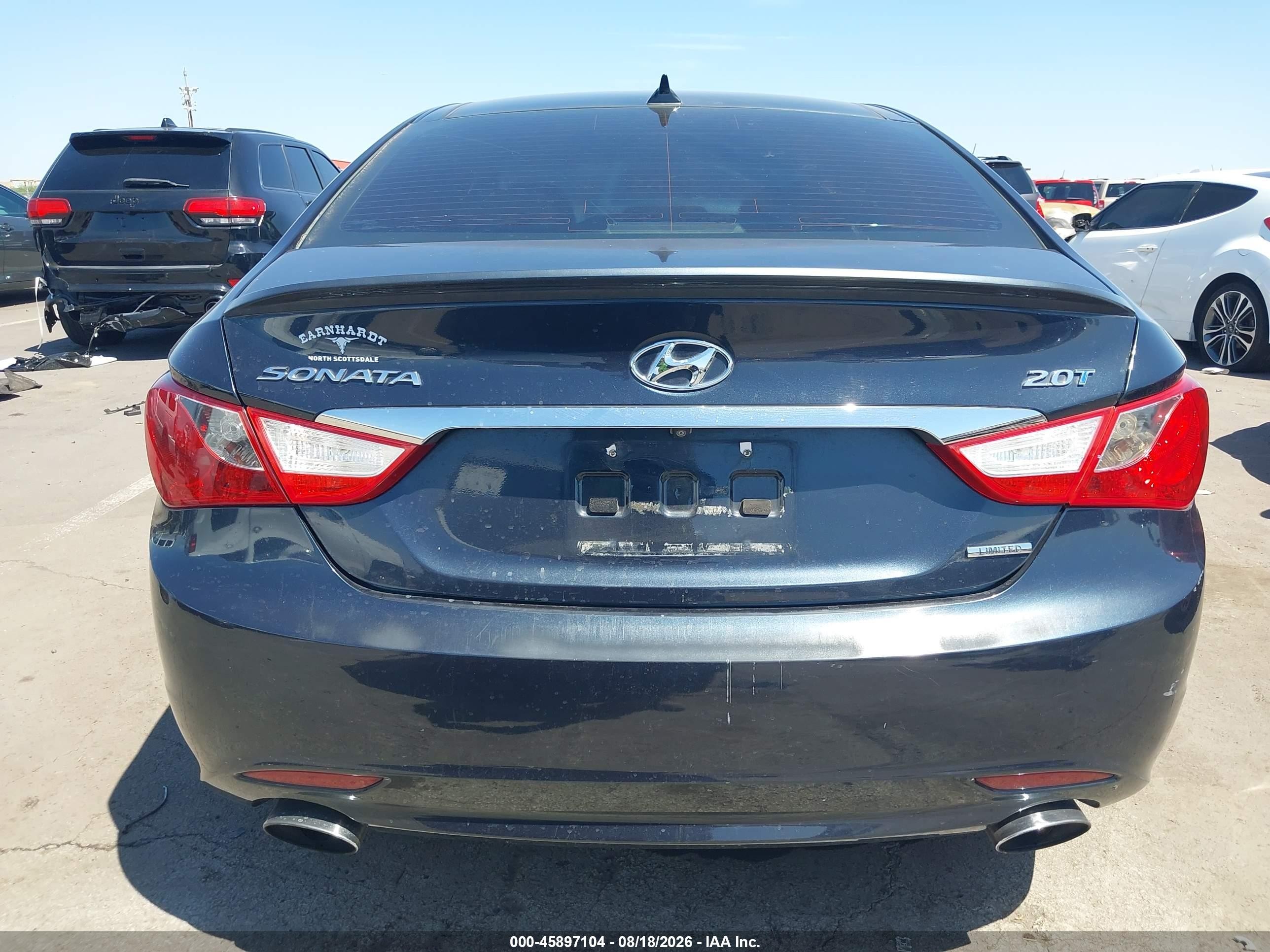2012 Hyundai Sonata Limited 2.0t Blue vin: 5NPEC4AB4CH492690