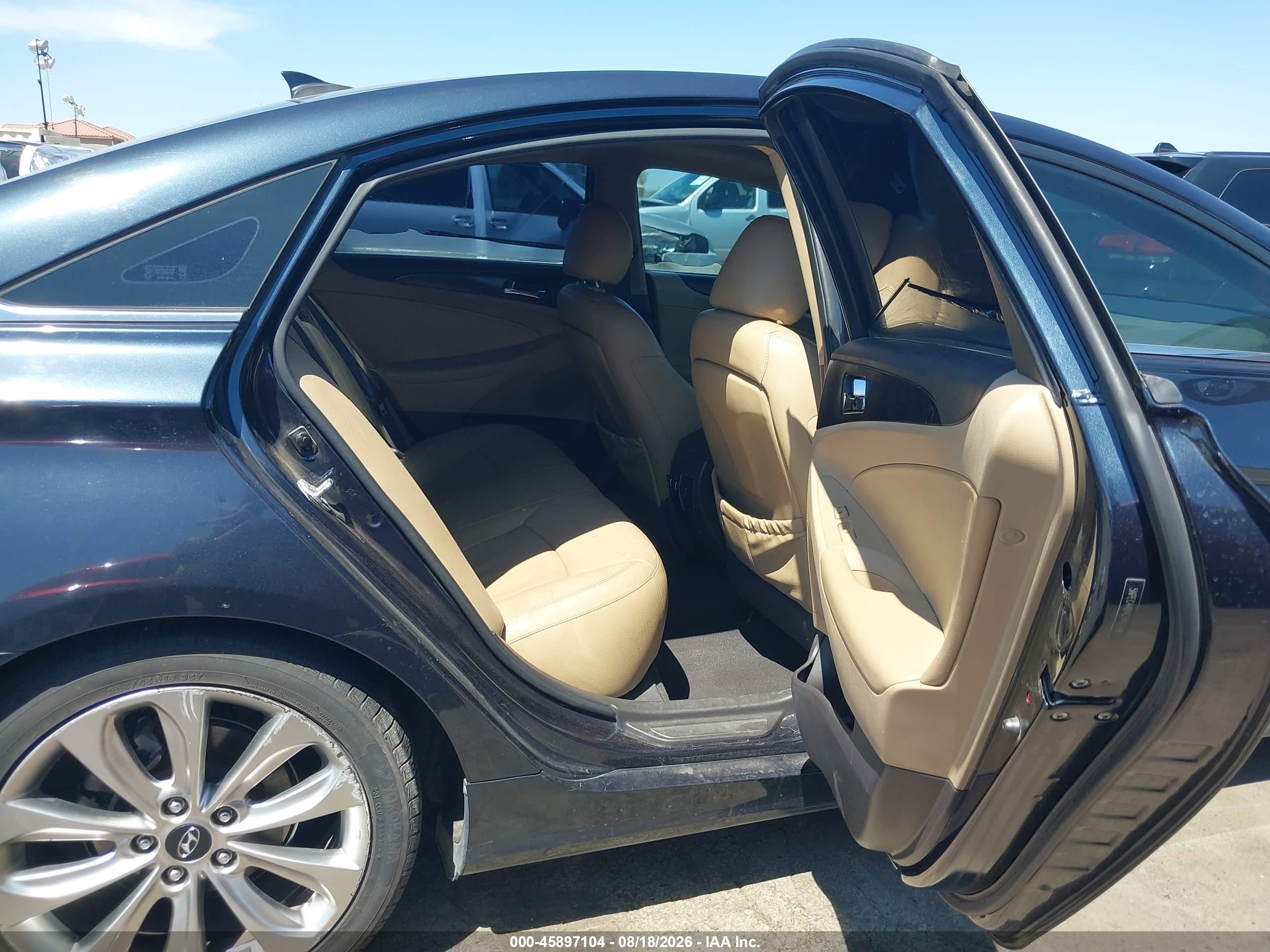 2012 Hyundai Sonata Limited 2.0t Blue vin: 5NPEC4AB4CH492690