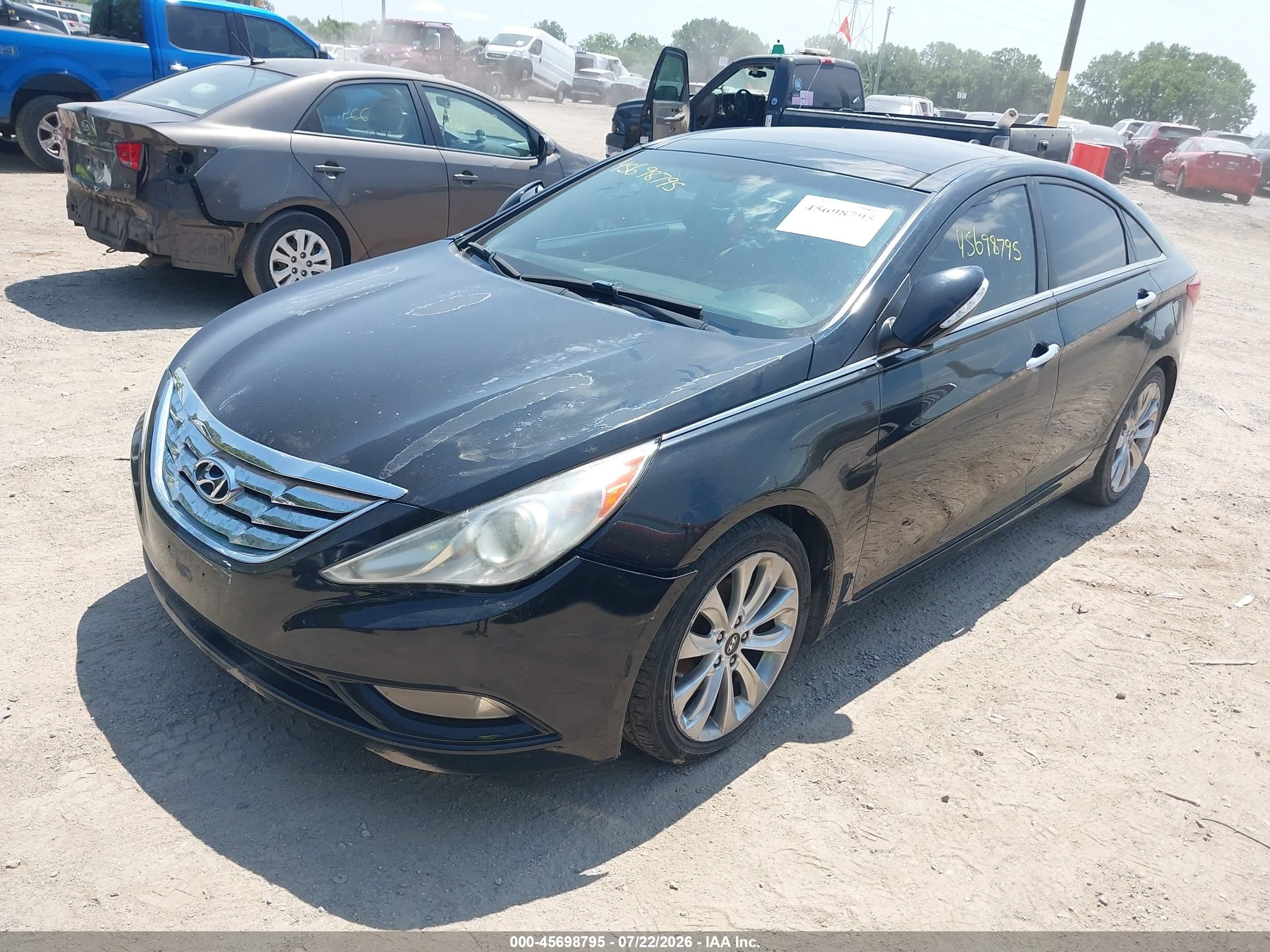 2012 Hyundai Sonata Limited 2.0t Black vin: 5NPEC4AB4CH496657