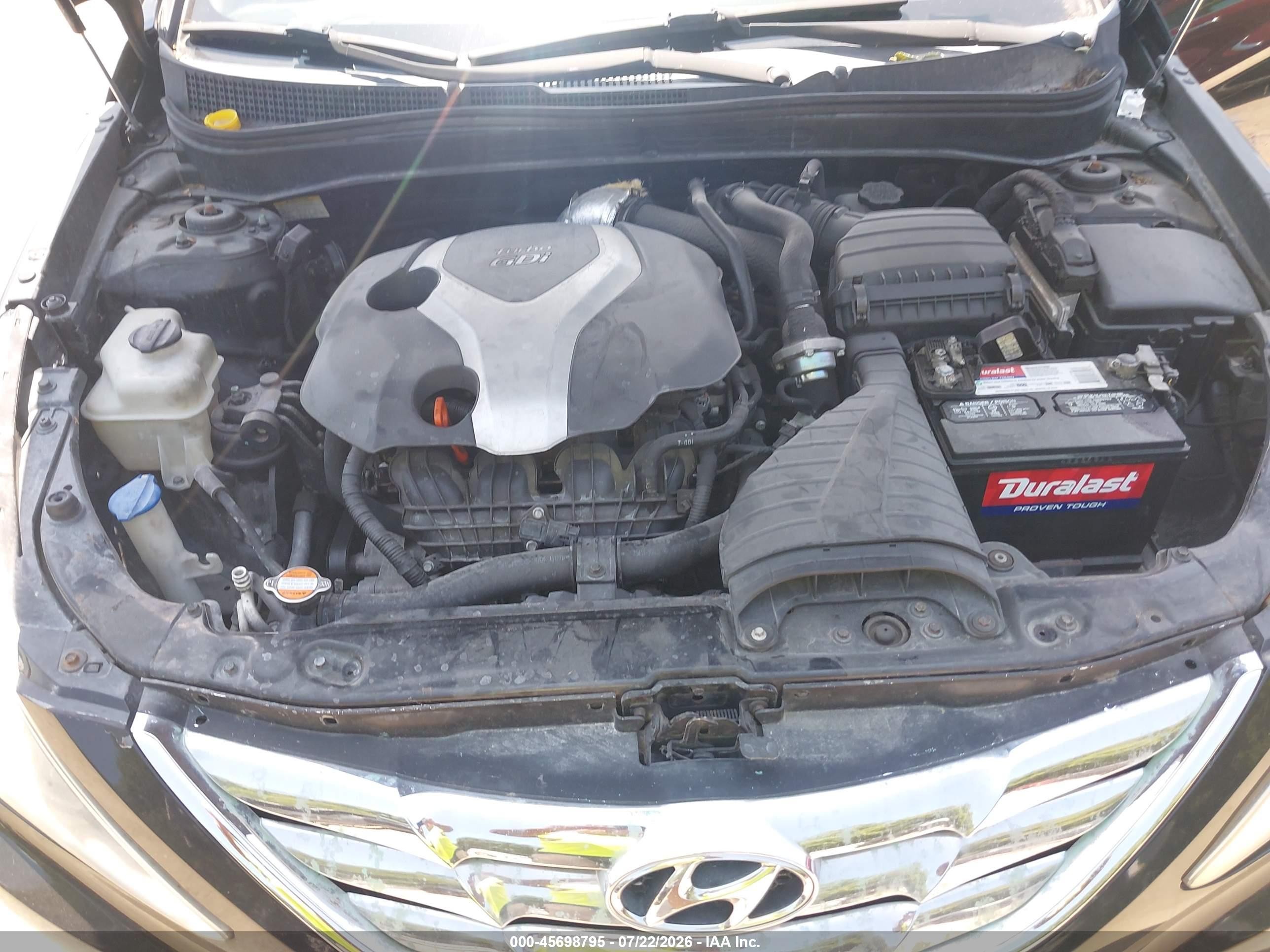 2012 Hyundai Sonata Limited 2.0t Black vin: 5NPEC4AB4CH496657