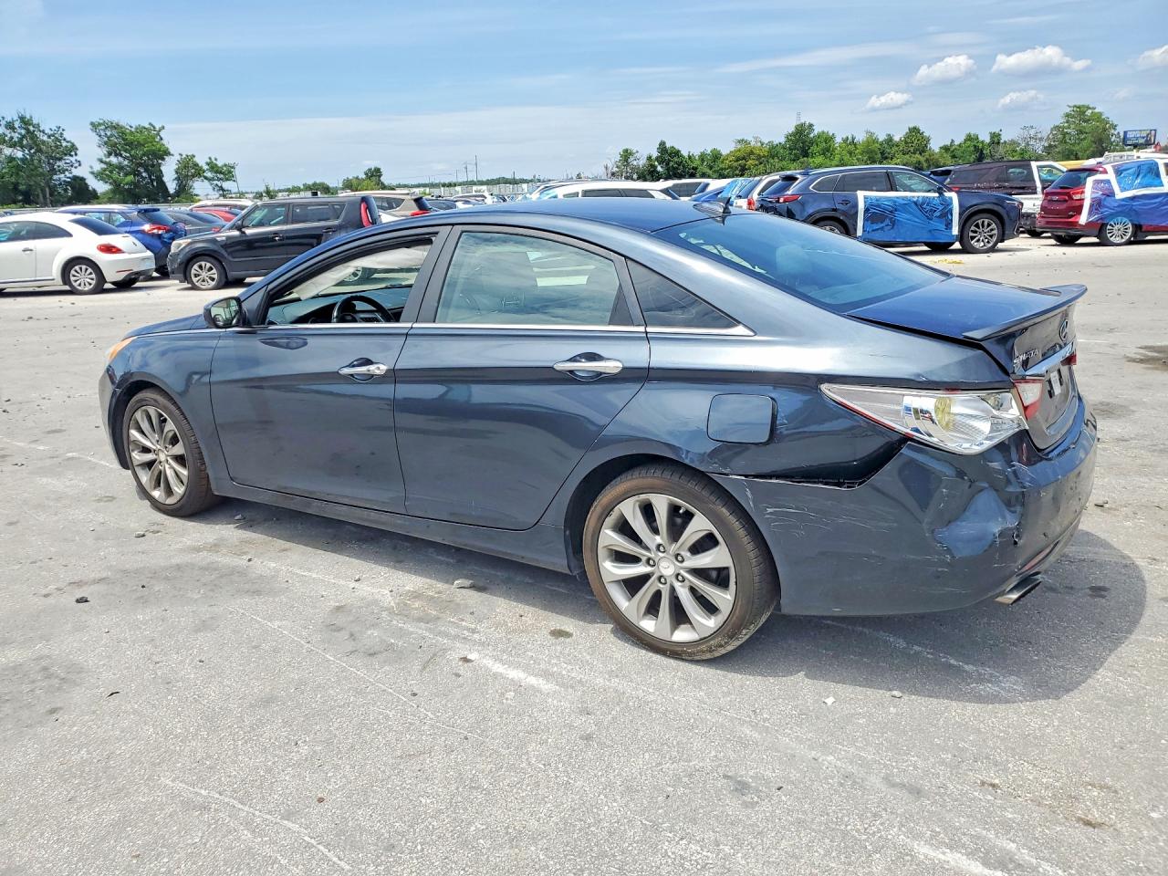 2012 Hyundai Sonata Se 2.0t Blue vin: 5NPEC4AB4CH501355