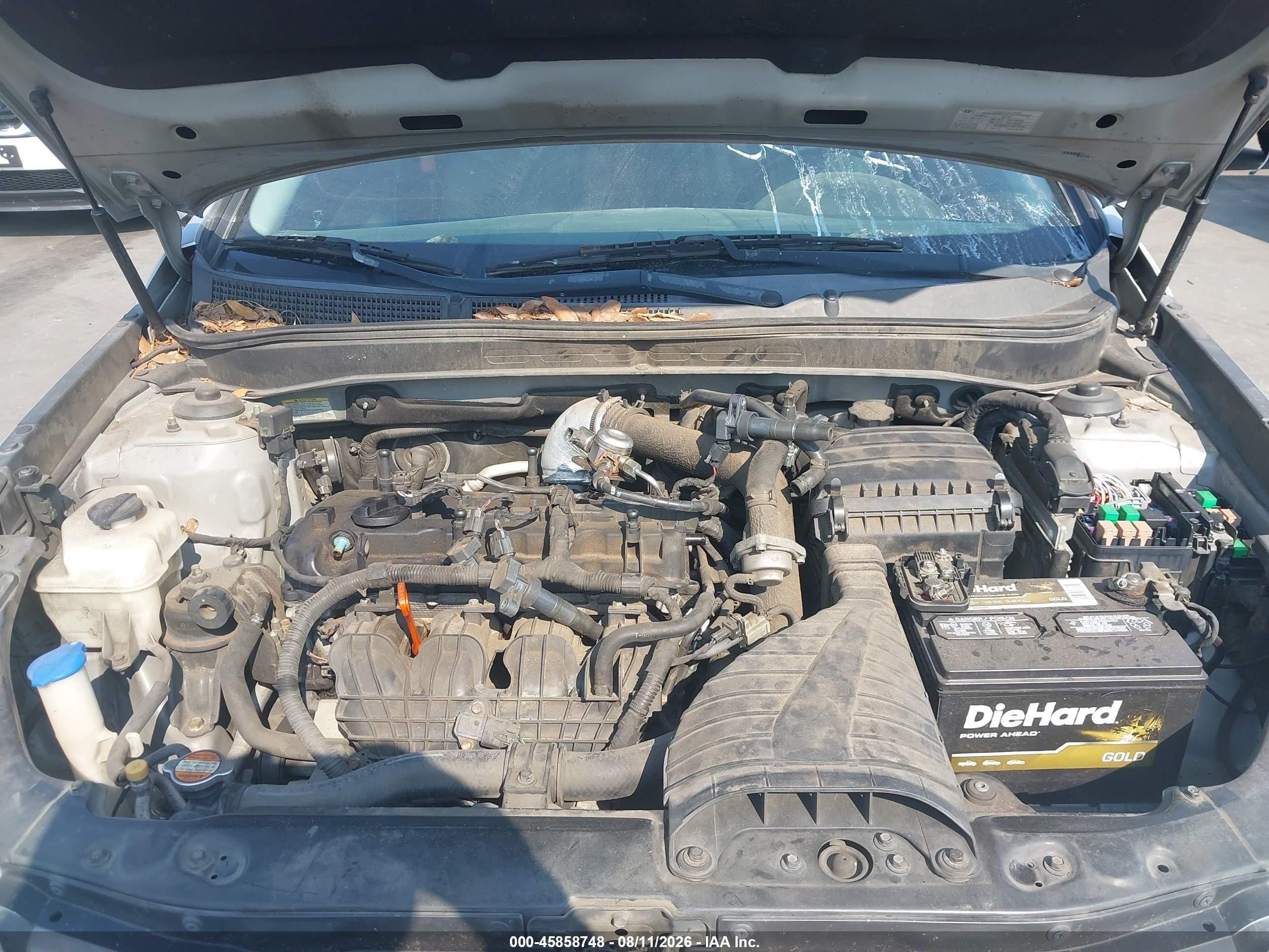 2013 Hyundai Sonata Se 2.0t Silver vin: 5NPEC4AB4DH527892