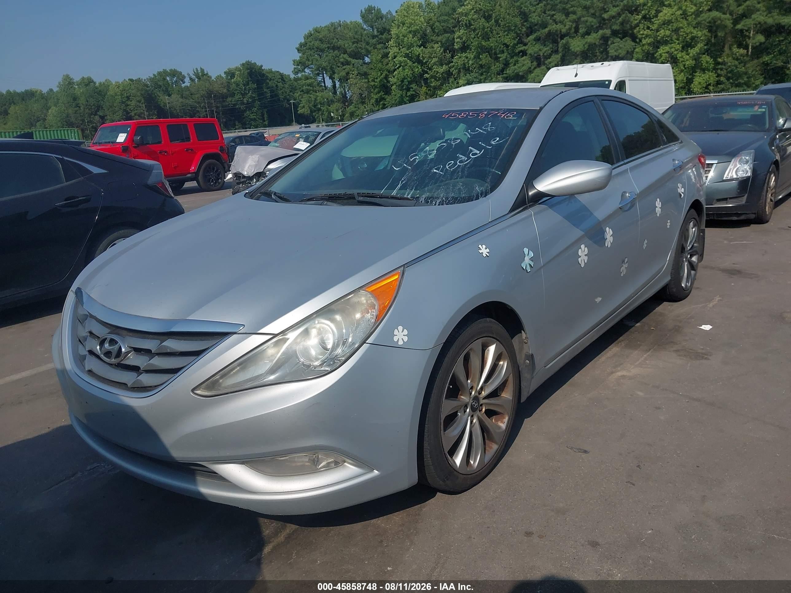 2013 Hyundai Sonata Se 2.0t Silver vin: 5NPEC4AB4DH527892