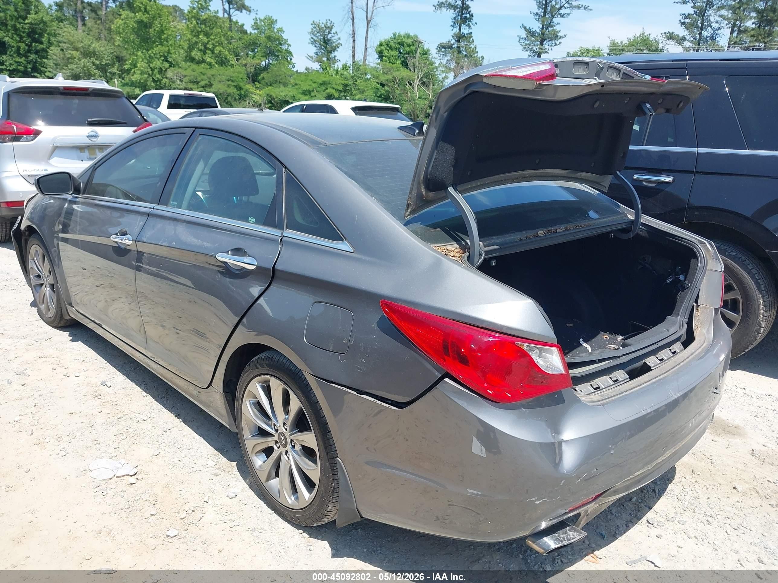 2013 Hyundai Sonata Limited 2.0t Silver vin: 5NPEC4AB4DH552193