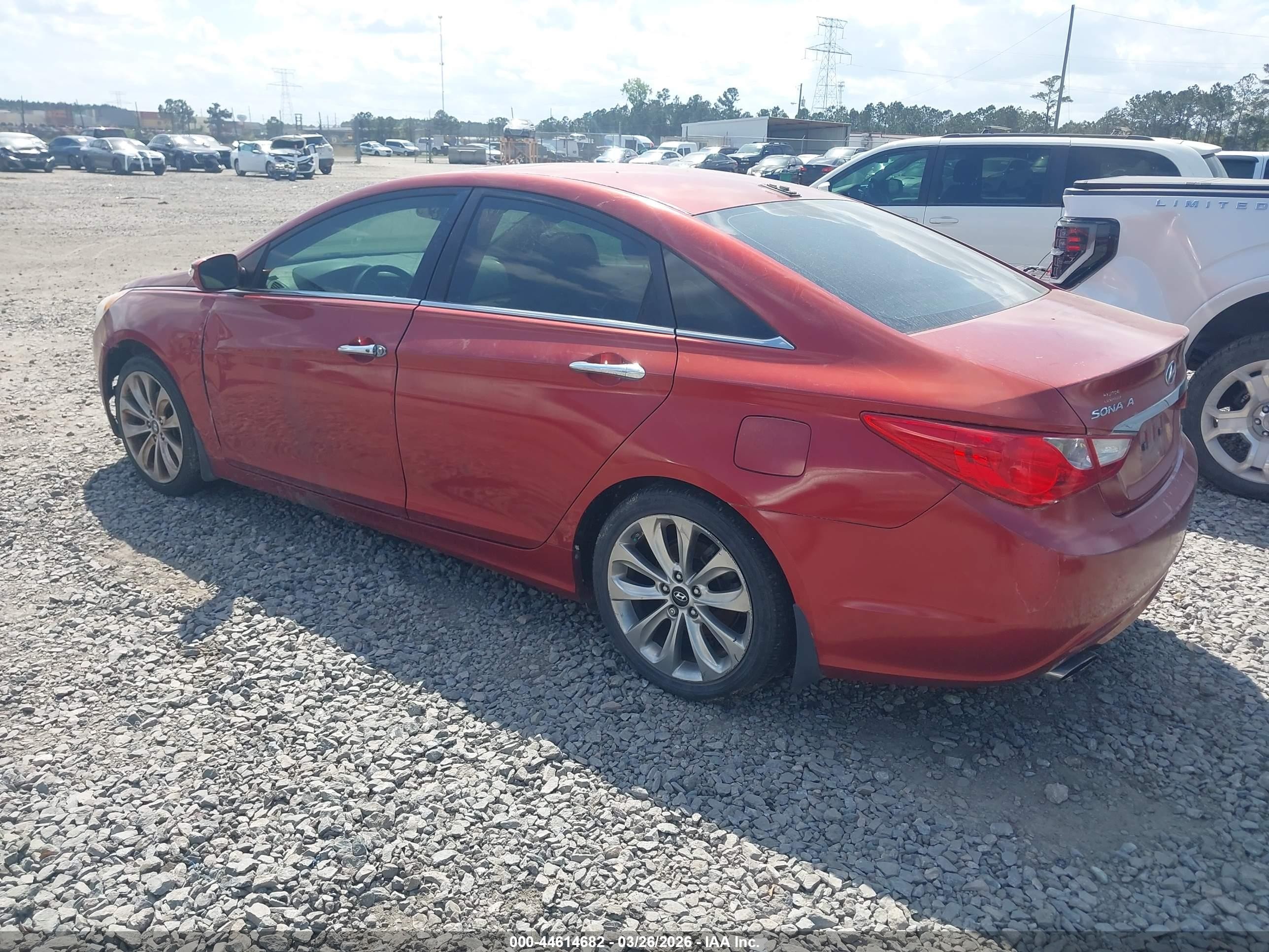 2013 Hyundai Sonata Limited 2.0t Red vin: 5NPEC4AB4DH552243