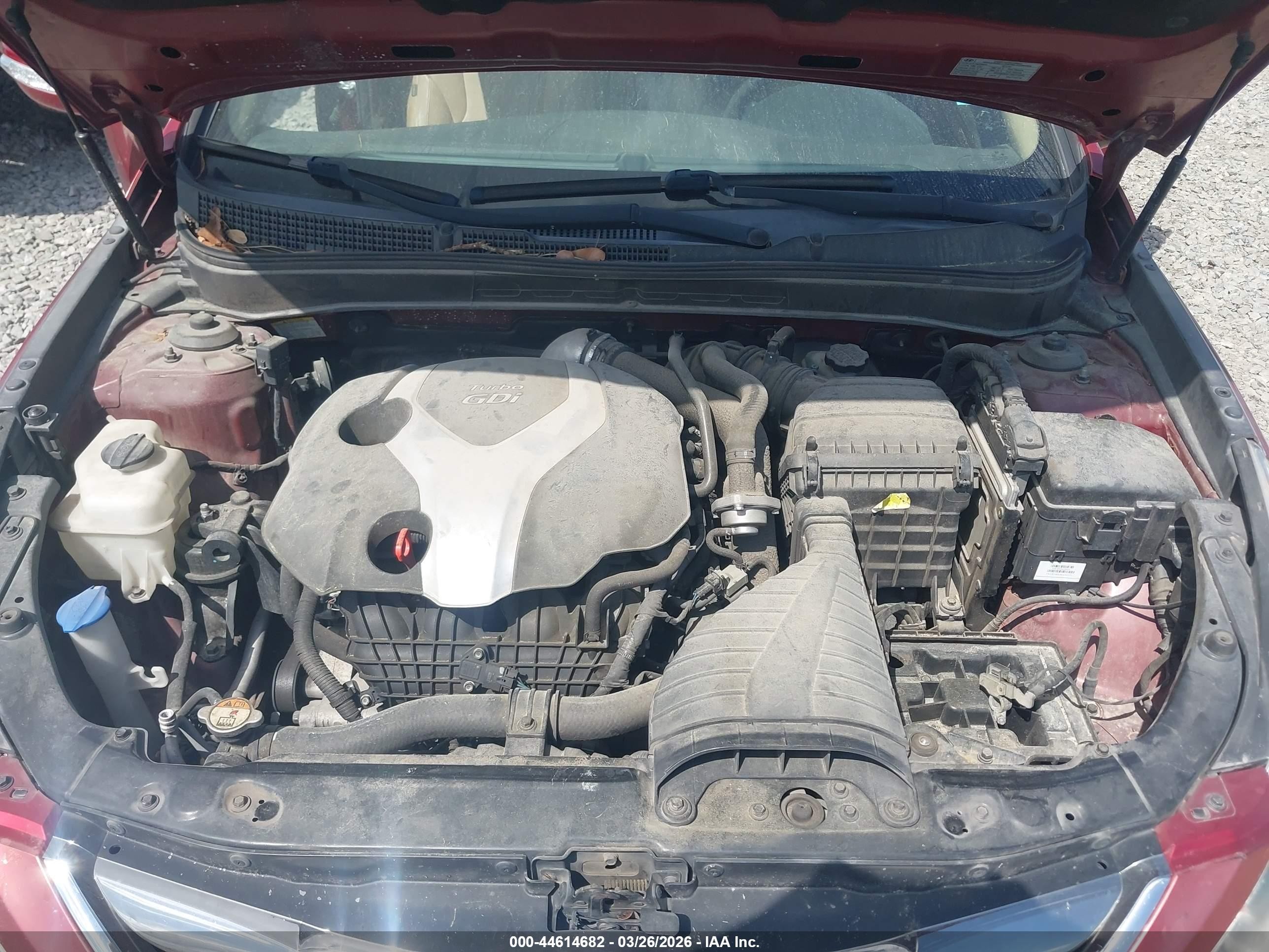 2013 Hyundai Sonata Limited 2.0t Red vin: 5NPEC4AB4DH552243
