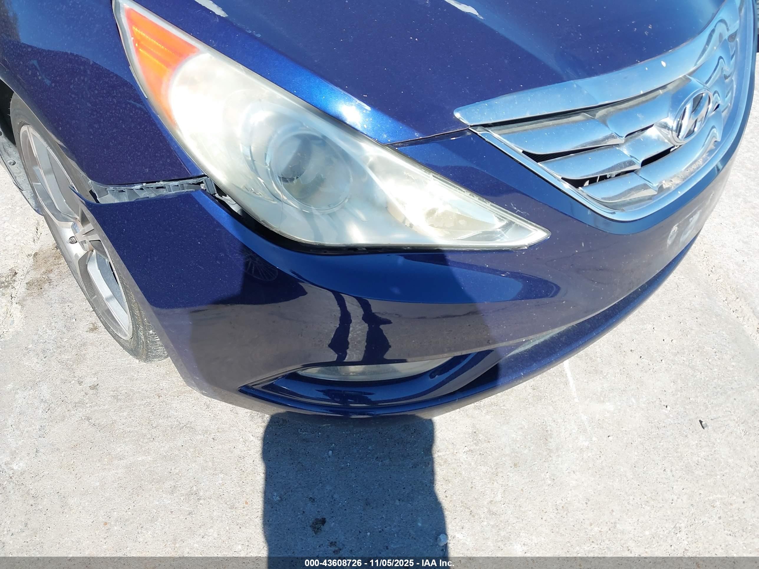 2013 Hyundai Sonata Limited 2.0t Blue vin: 5NPEC4AB4DH576770