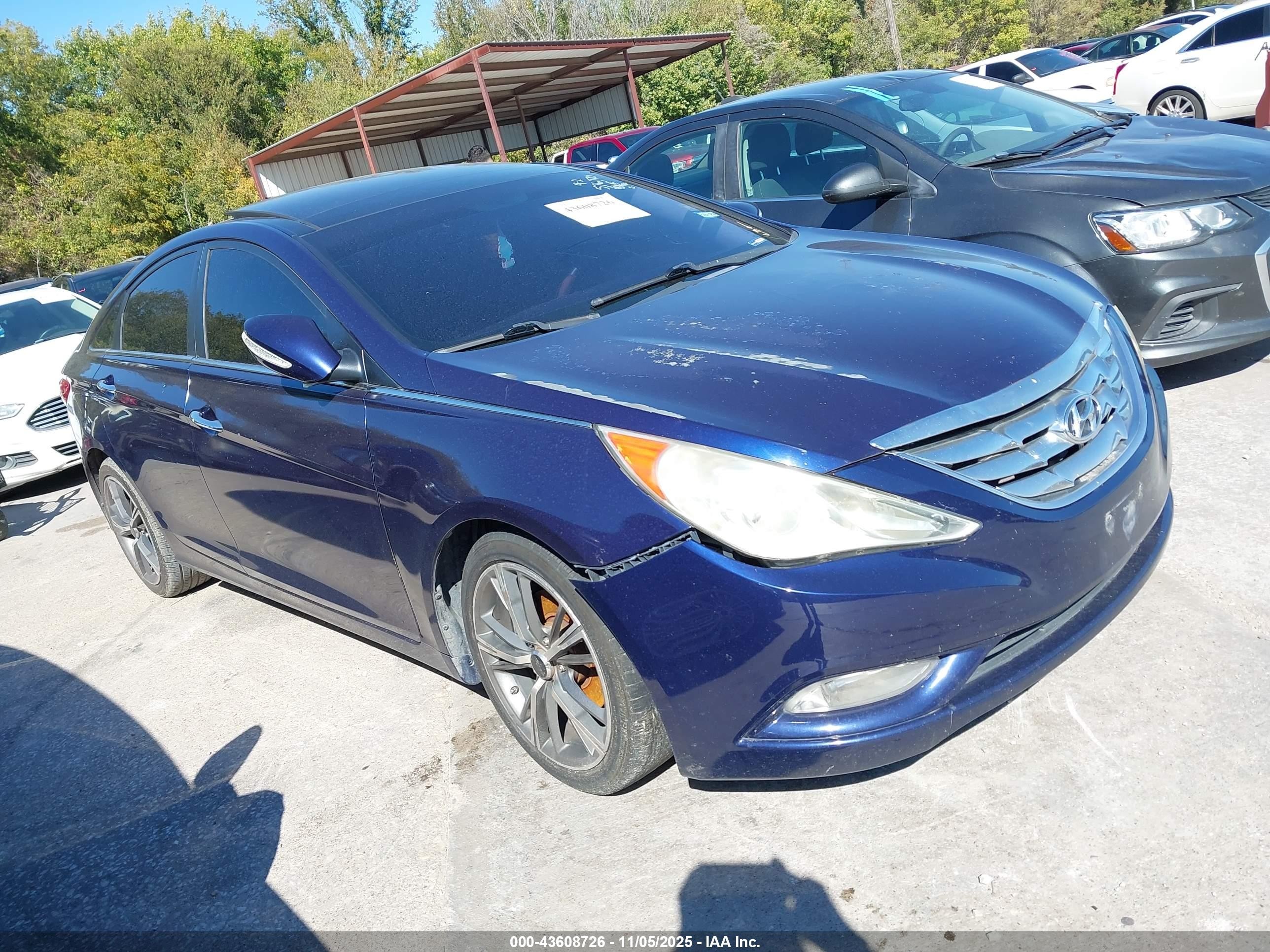 2013 Hyundai Sonata Limited 2.0t Blue vin: 5NPEC4AB4DH576770