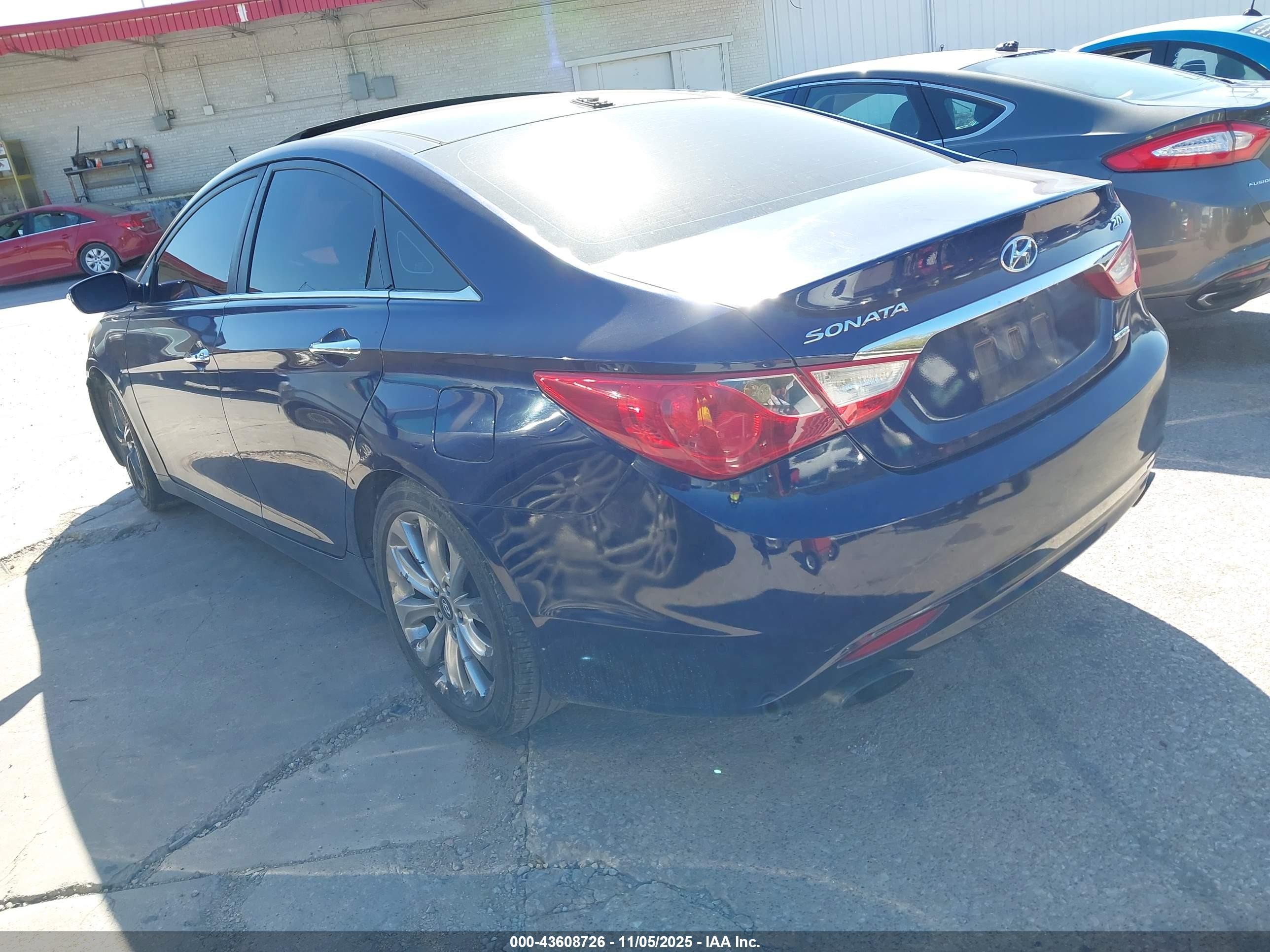 2013 Hyundai Sonata Limited 2.0t Blue vin: 5NPEC4AB4DH576770