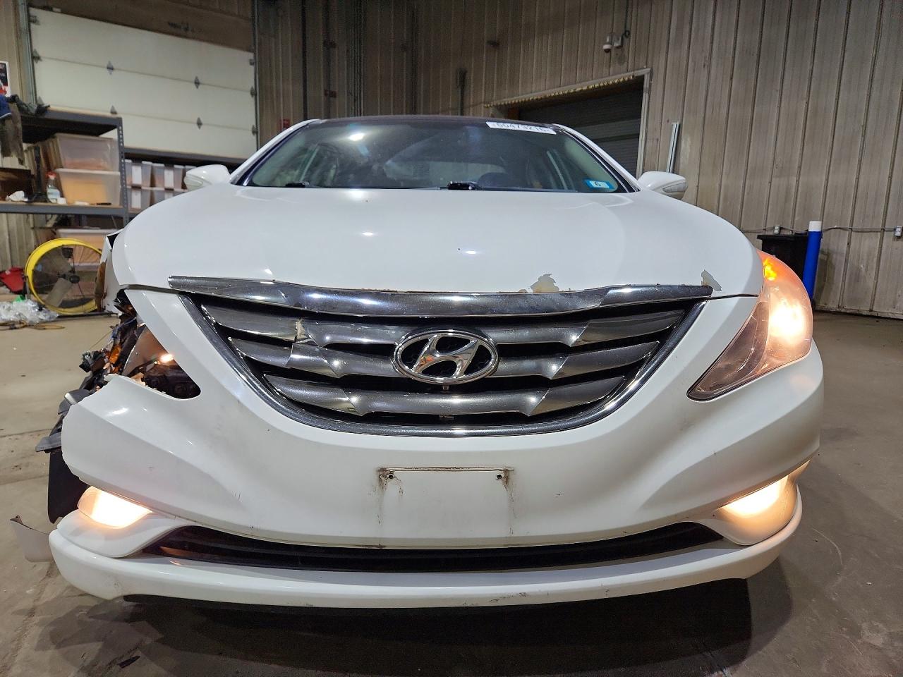 2013 Hyundai Sonata Limited 2.0t White vin: 5NPEC4AB4DH615745